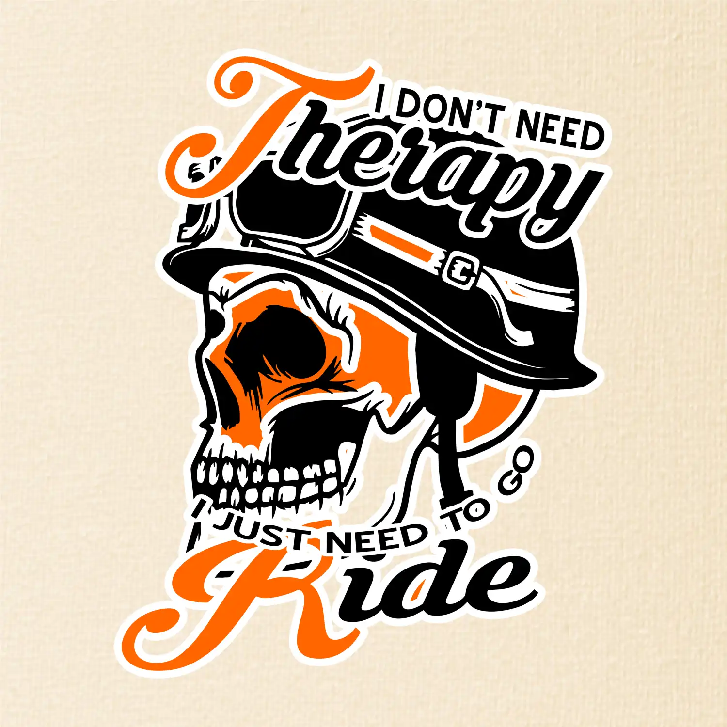 I don't need therapy moto ride