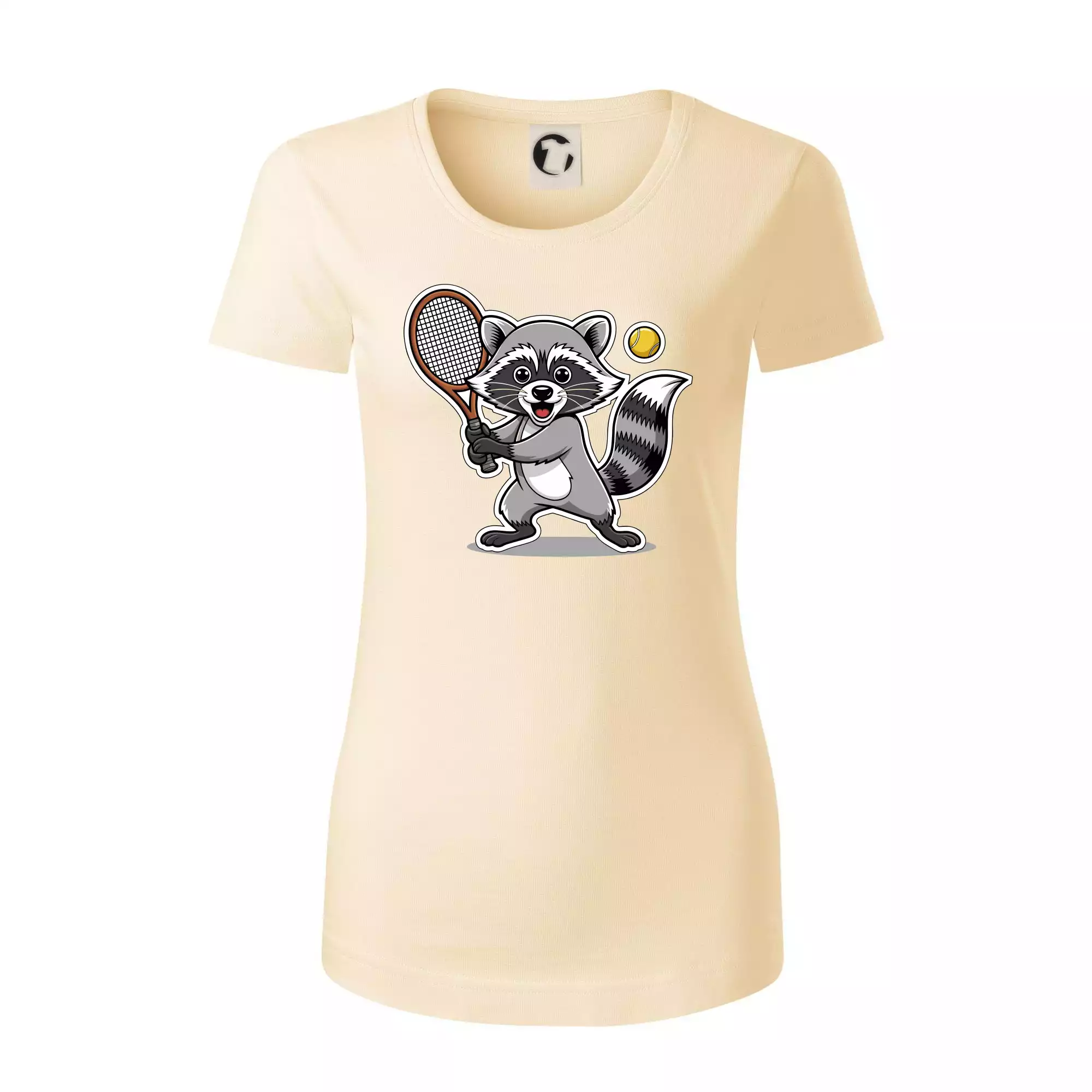 Mýval hraje tenis kreslený