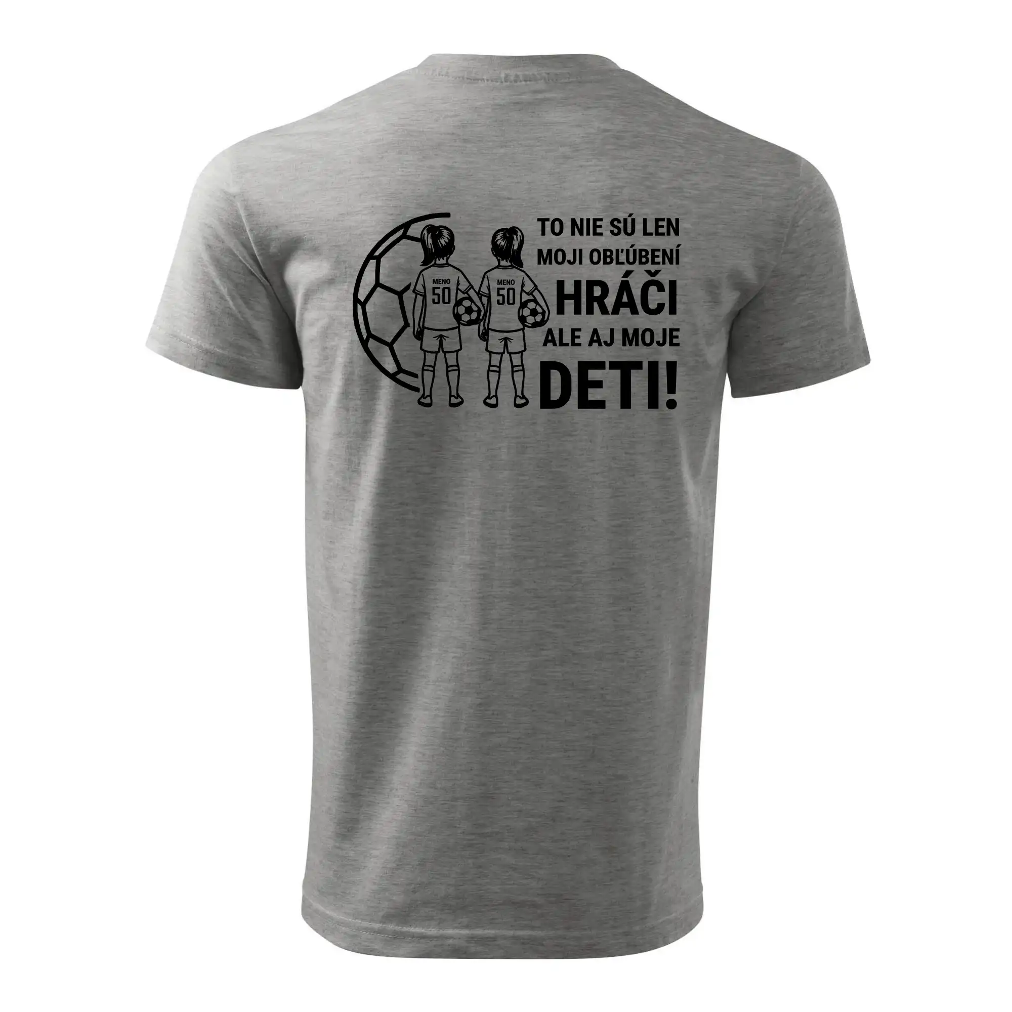 Futbalový otec - Dve dcéry (vaše meno a číslo)