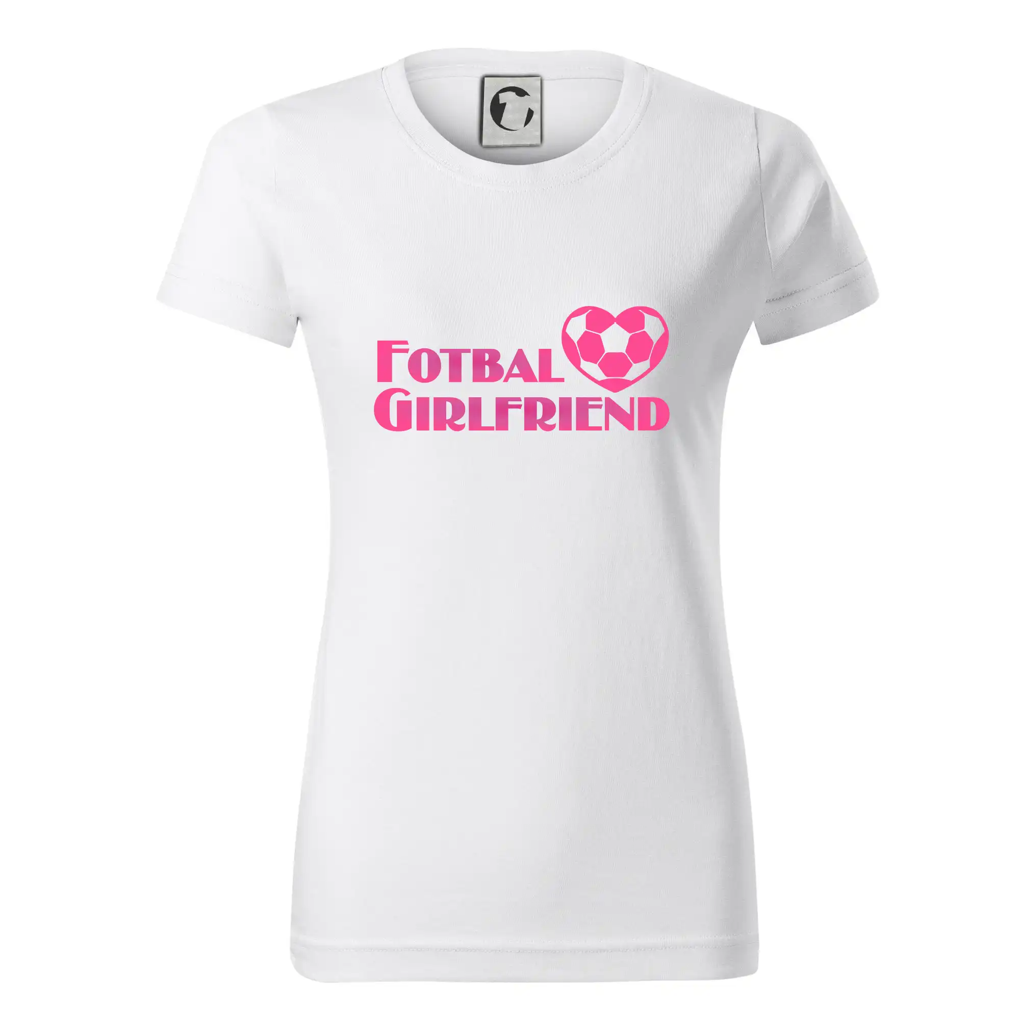Tričká pre futbalistov - Fotbal girlfriend - Dámske tričko basic - ľahko voľnejšie a dlhšie