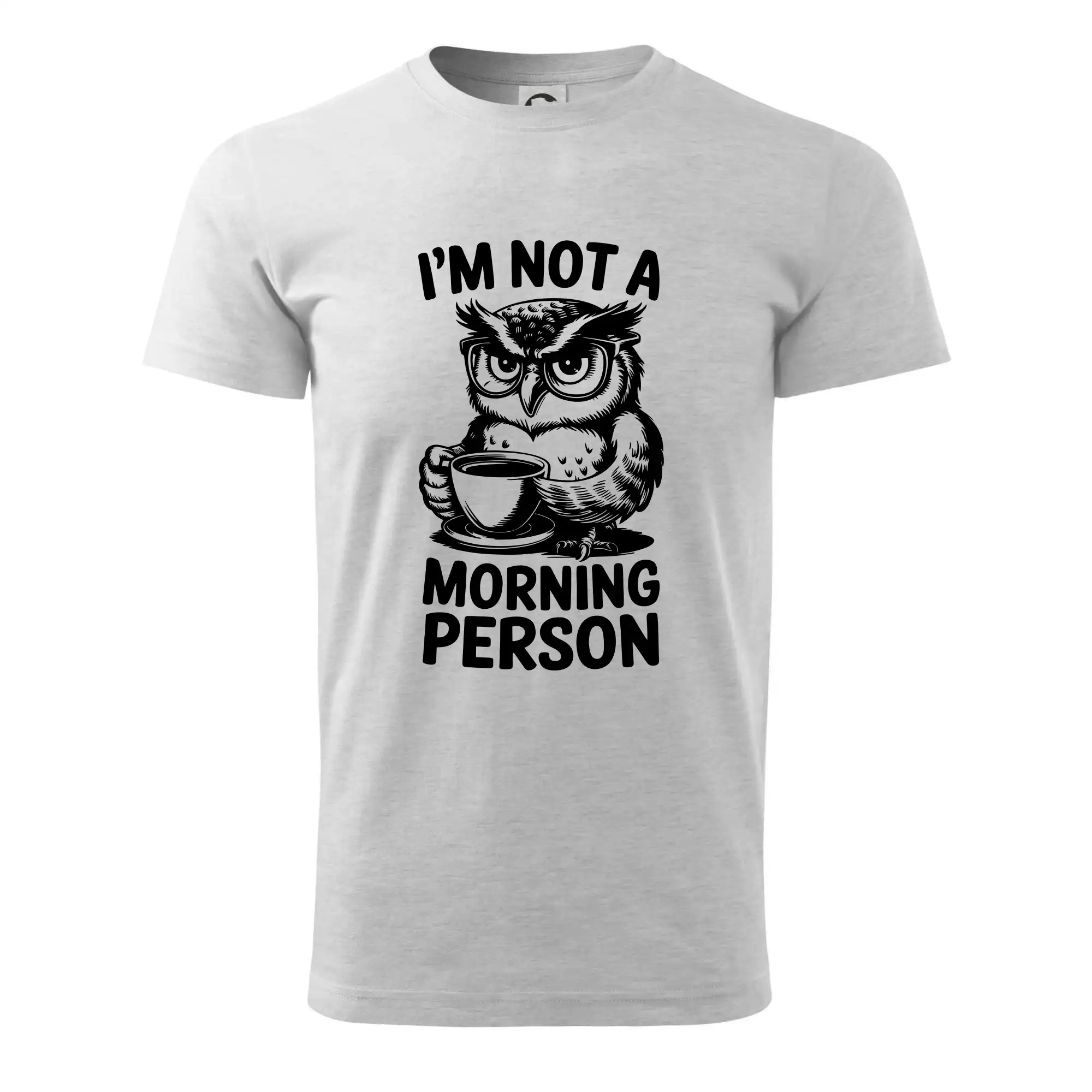 Ostatné nápisy - I'm not a morning person sova - Klasické pánske tričko vyššej gramáže