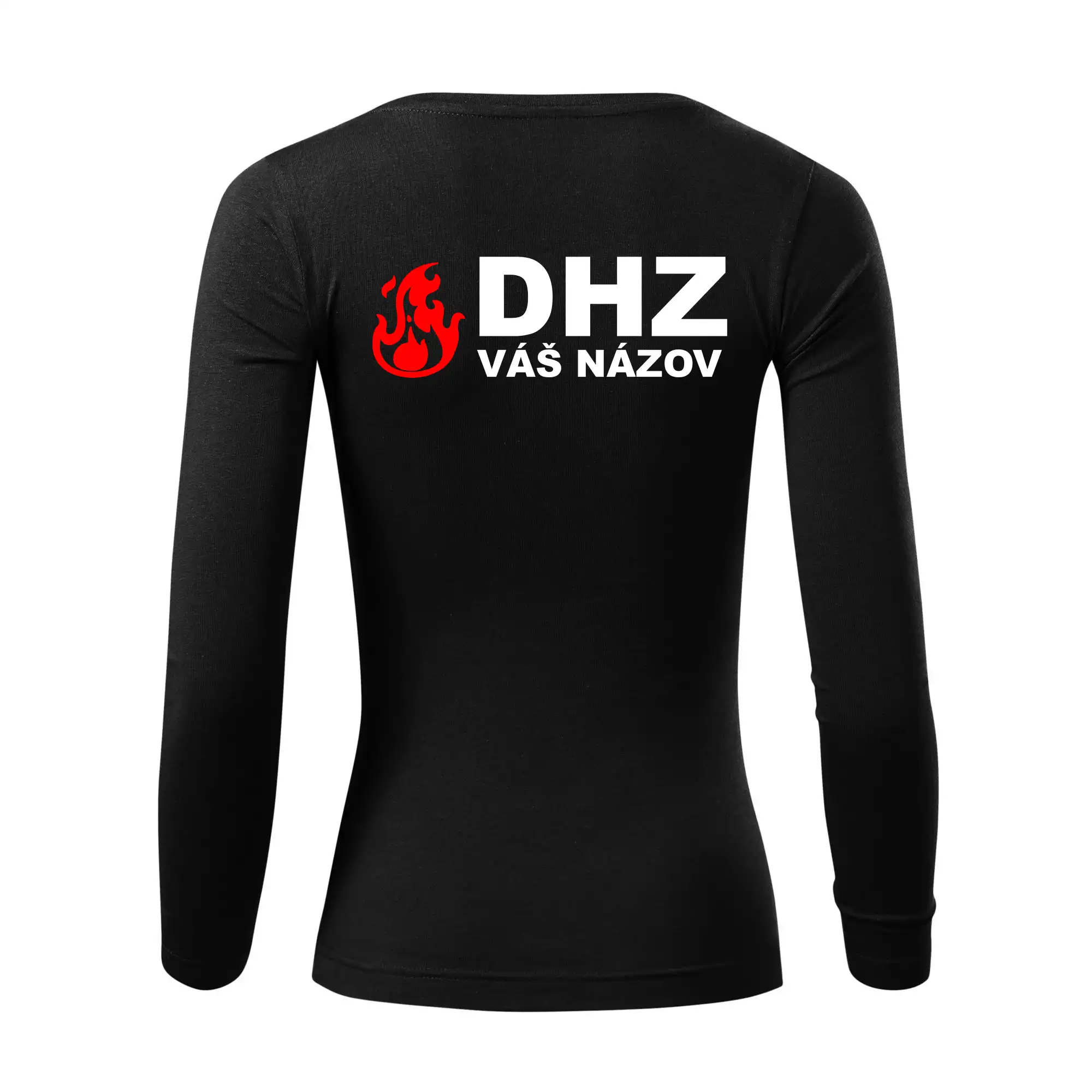 DHZ (oheň, firesport, názov sboru - vlastný nápis)