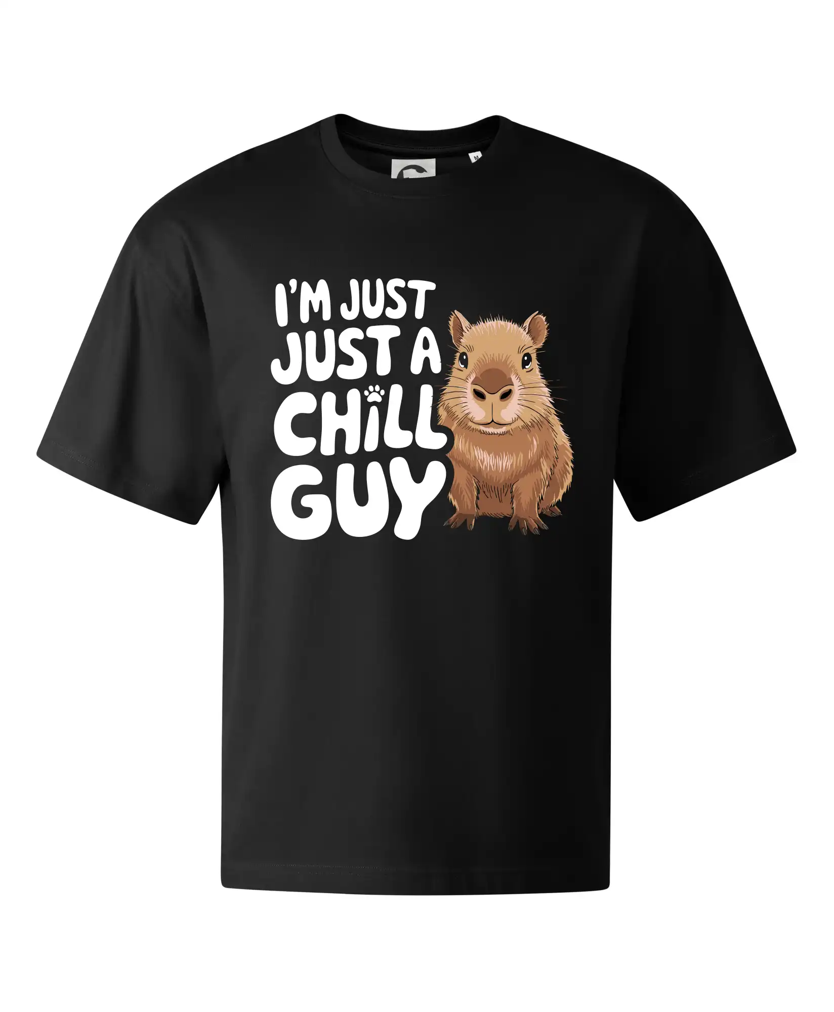 Tričká so zvieratami - Capybara I'm Just a Chill Guy - Stage unisex - OVERSIZE