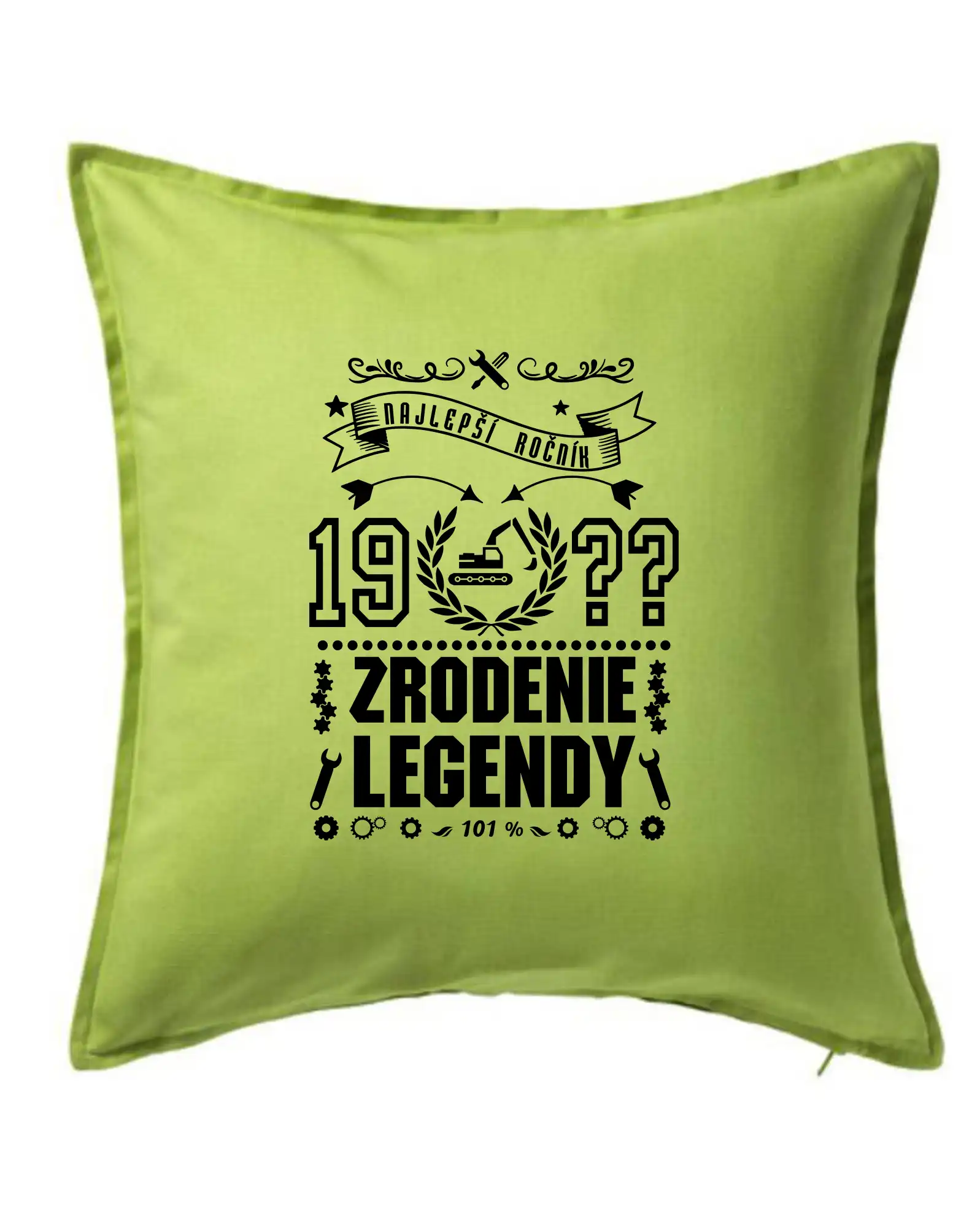 Trička Zrodenie legendy - Zrodenie legendy pre strojníka - Vankúš 50x50