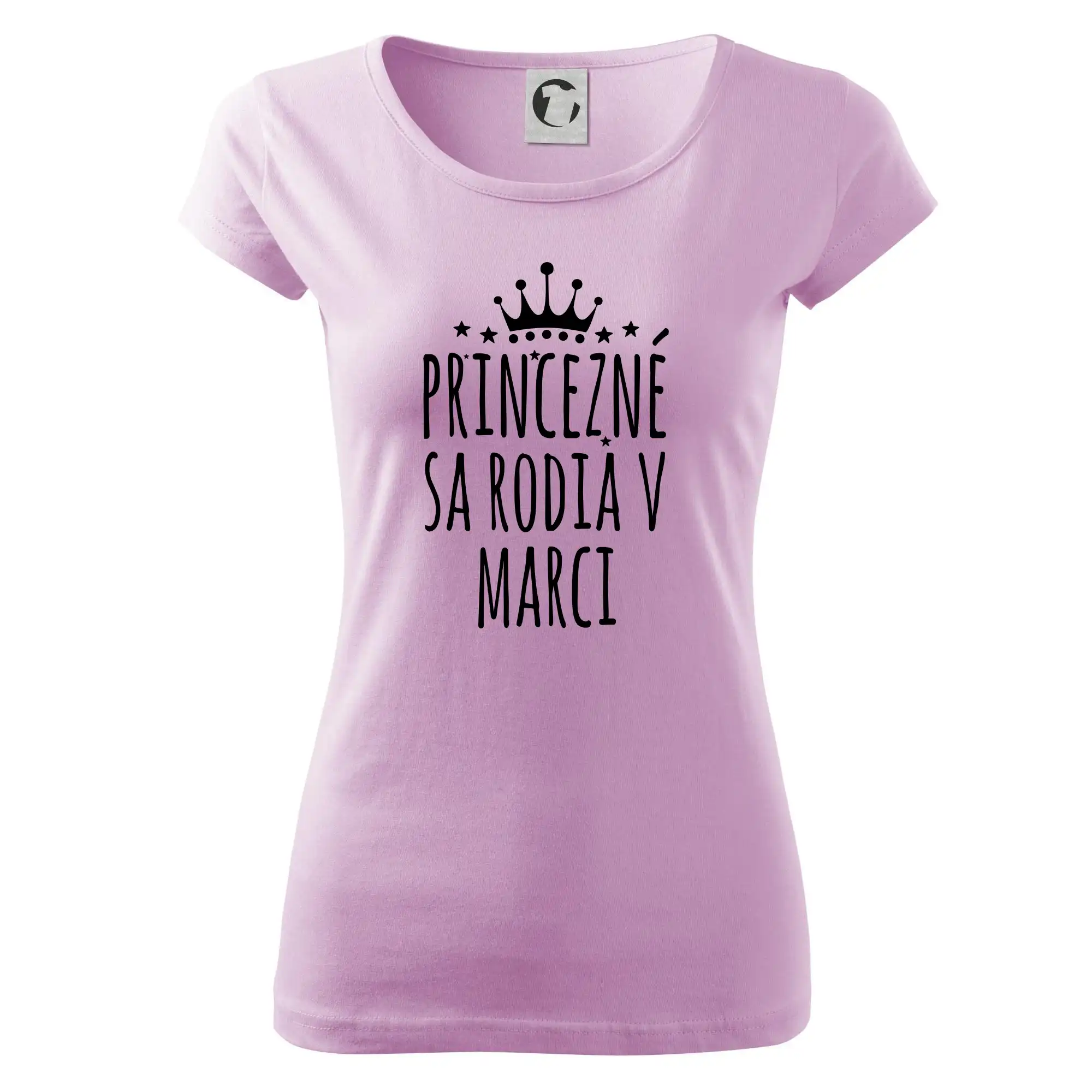 Tričká pre narodených v marci - Princezné sa rodia v marci - Dámske tričko Pure