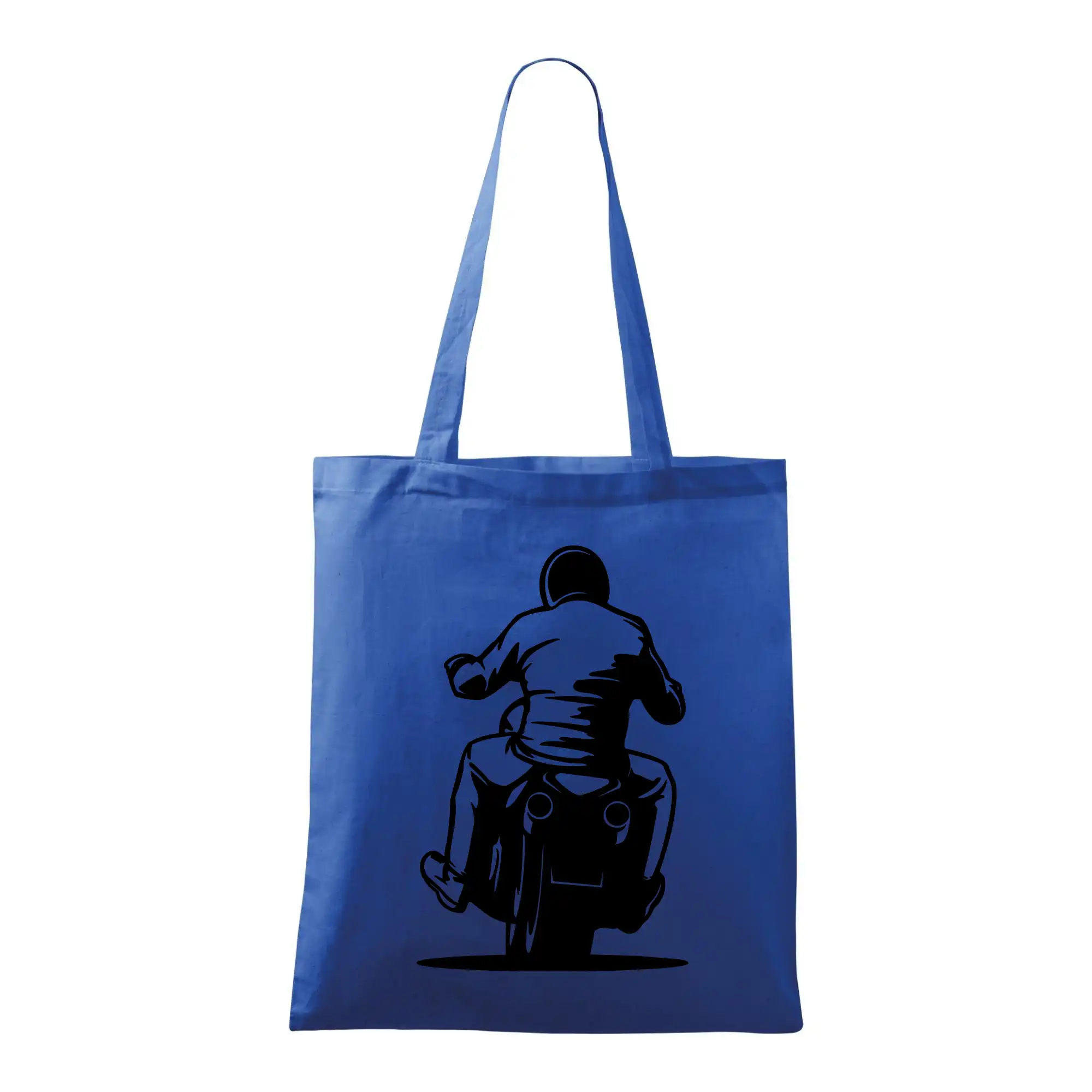 Motorkář na zádech - chopper