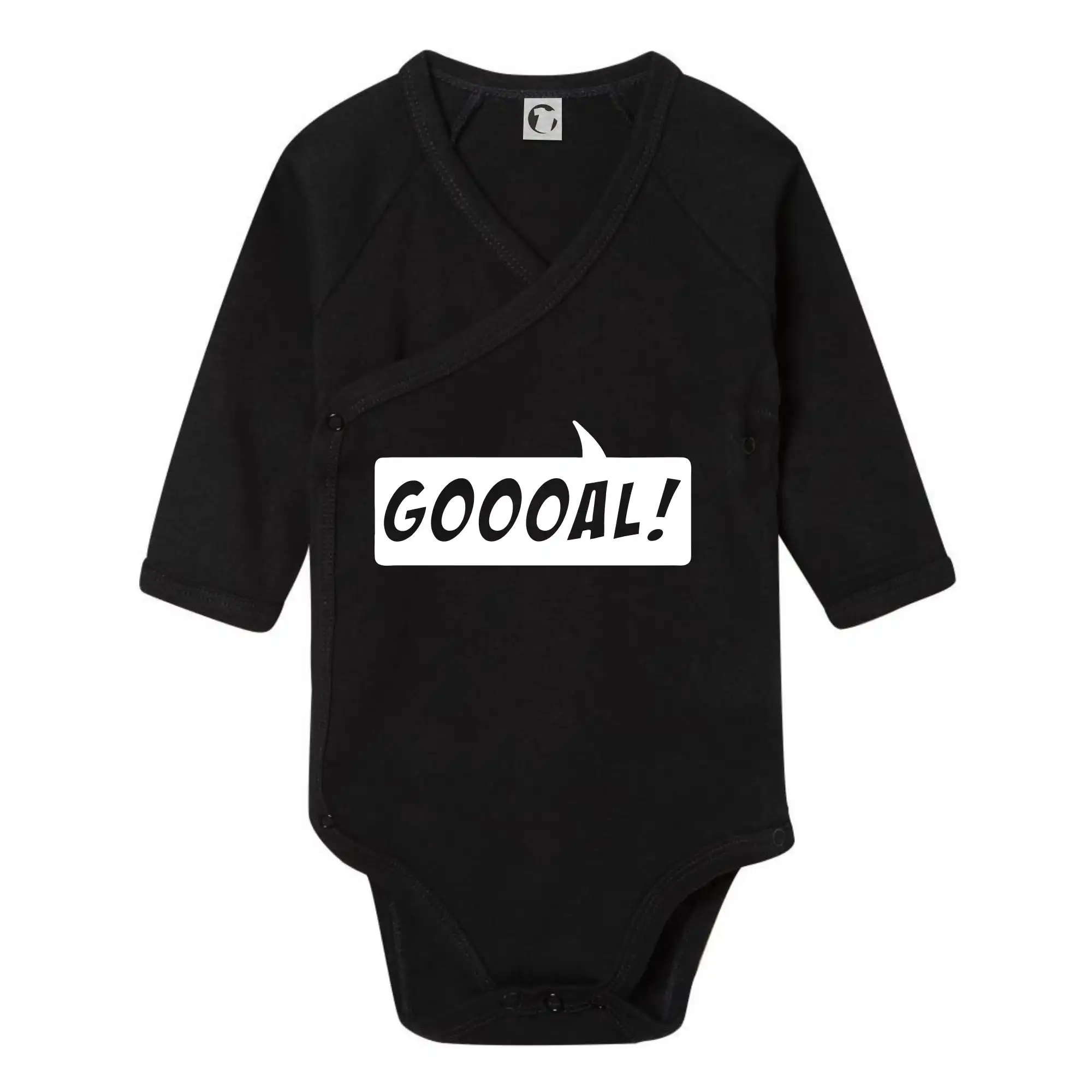 Tričká pre futbalistov - Goooal - Body zavinovacie s dlhým rukávom