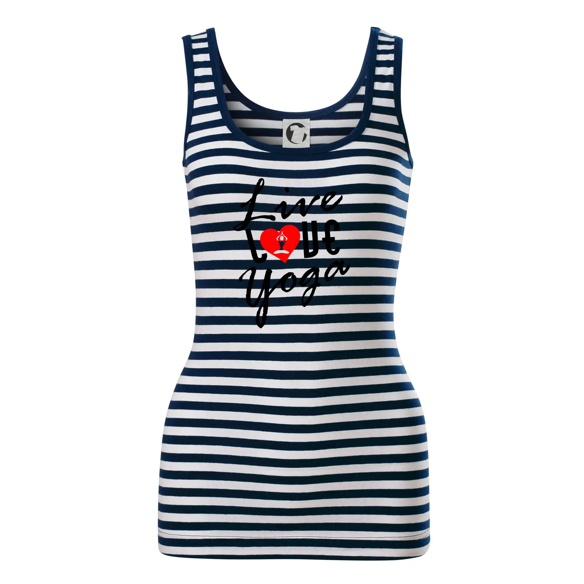 Tričká na jógu - Live Love Yoga - Sailor tielko na vodu