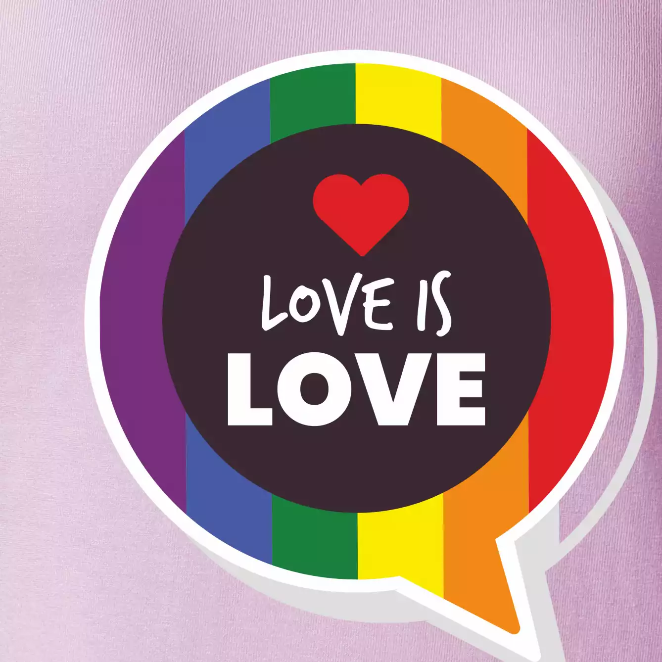 Love is love bublina