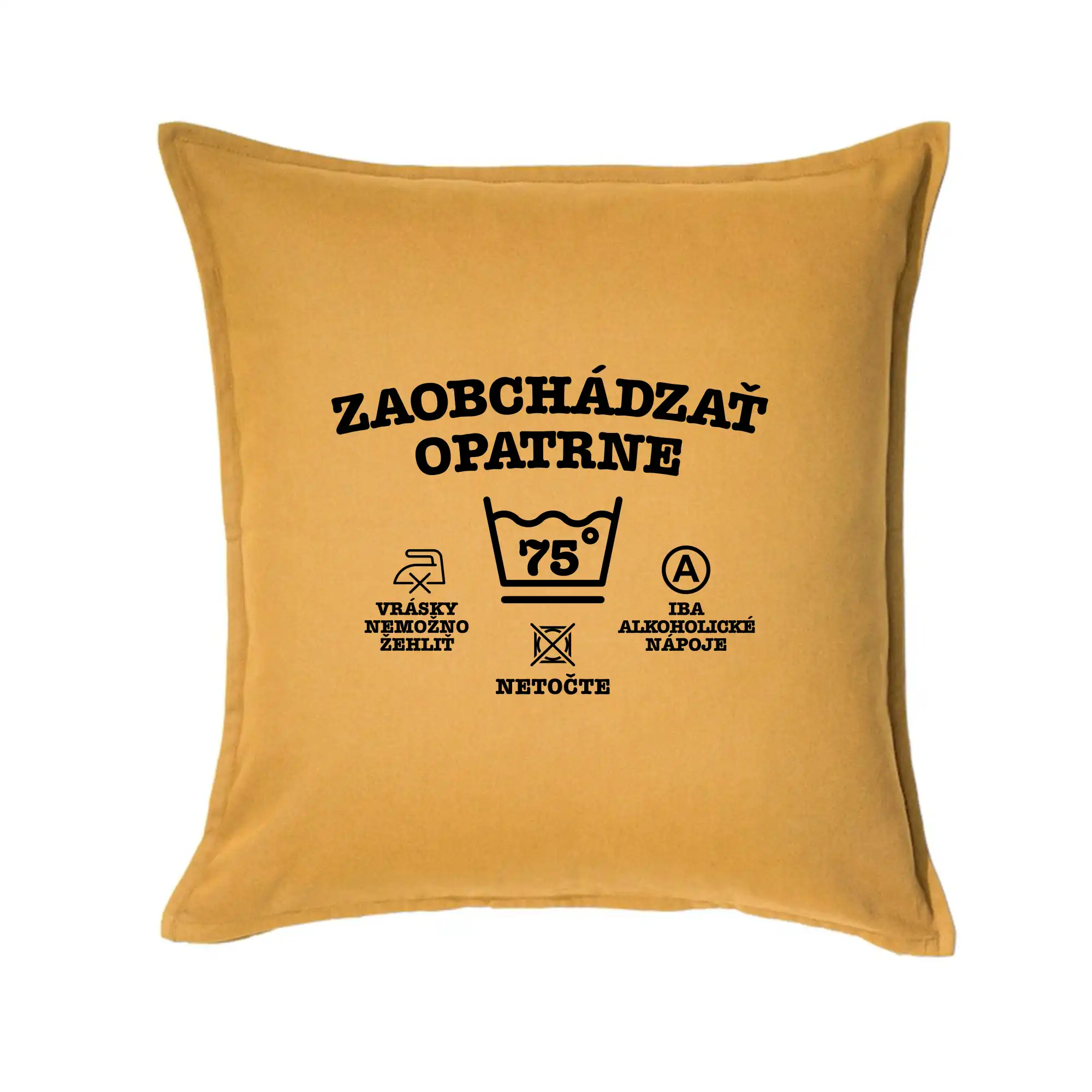 Tričká k narodeninám - Zaobchádzať opatrne 75 - Vankúš 50x50
