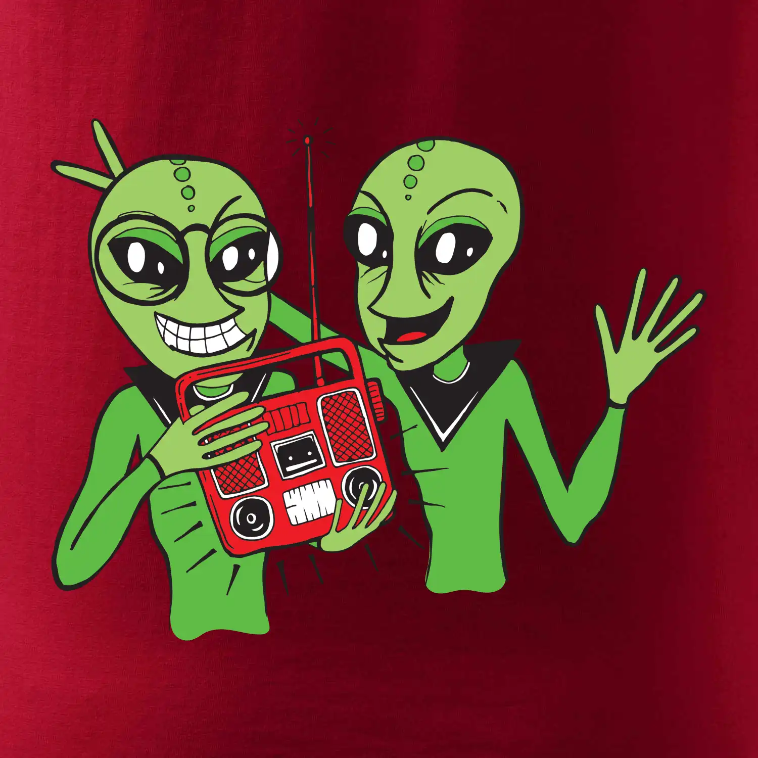 Ufo a rádio (Pecka design)