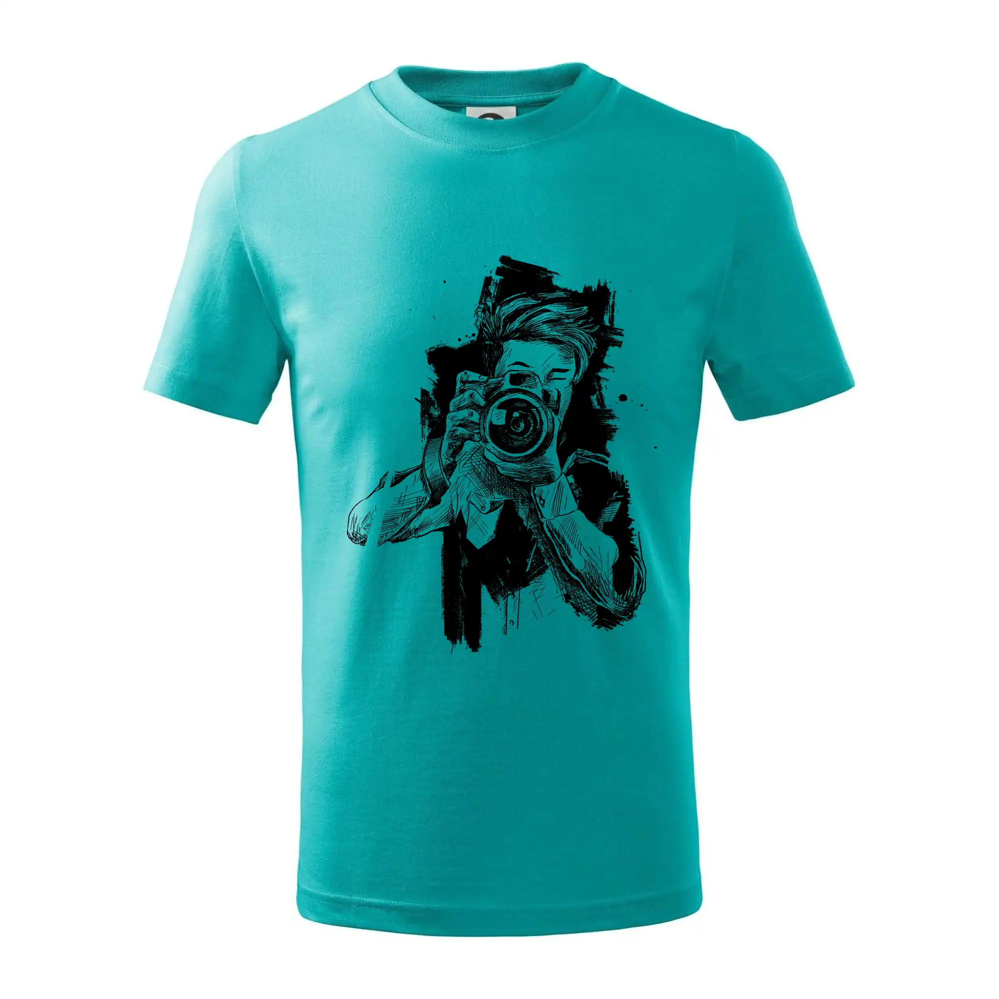 Fotograf kreslený tužkou