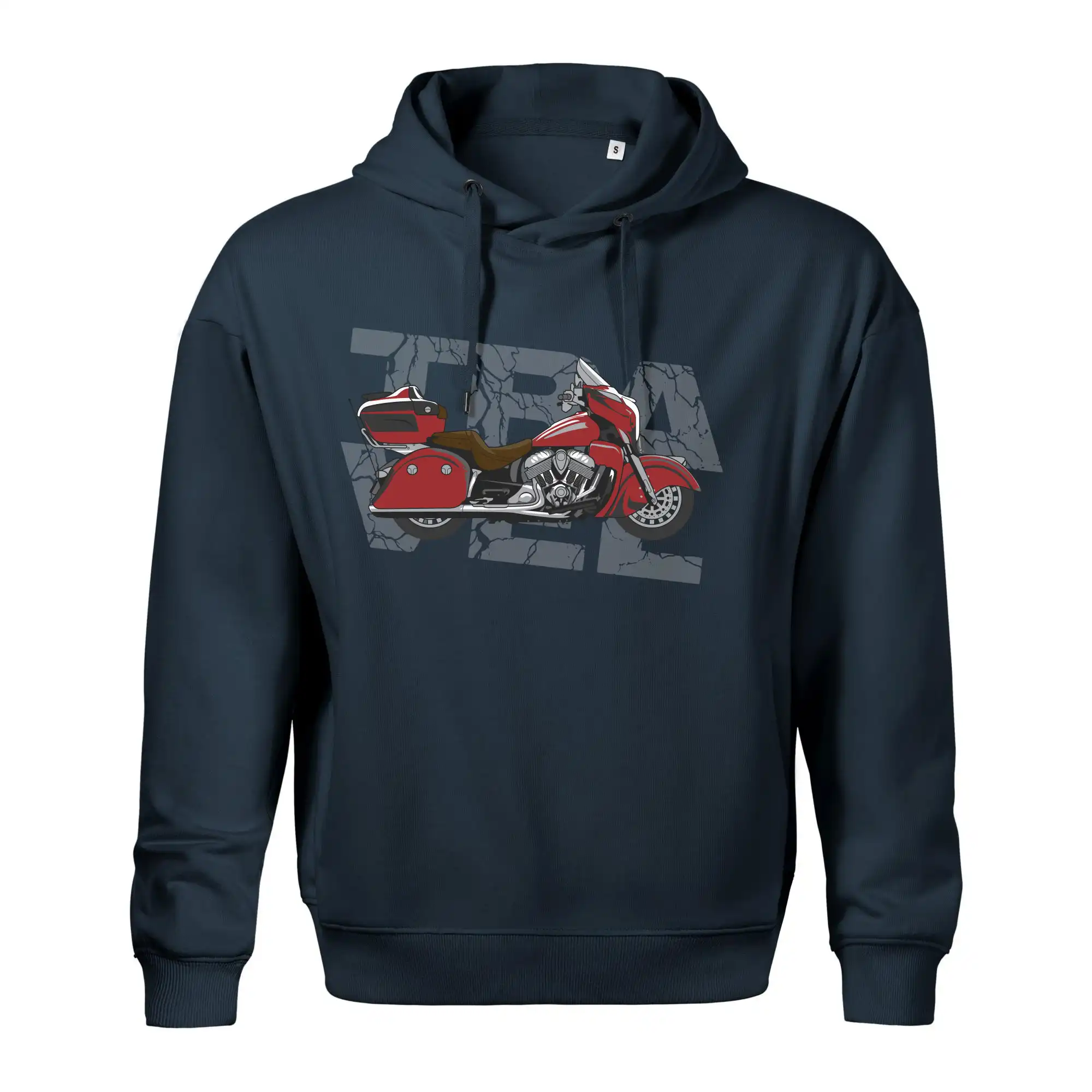 Cestovní motorka Amerika červená