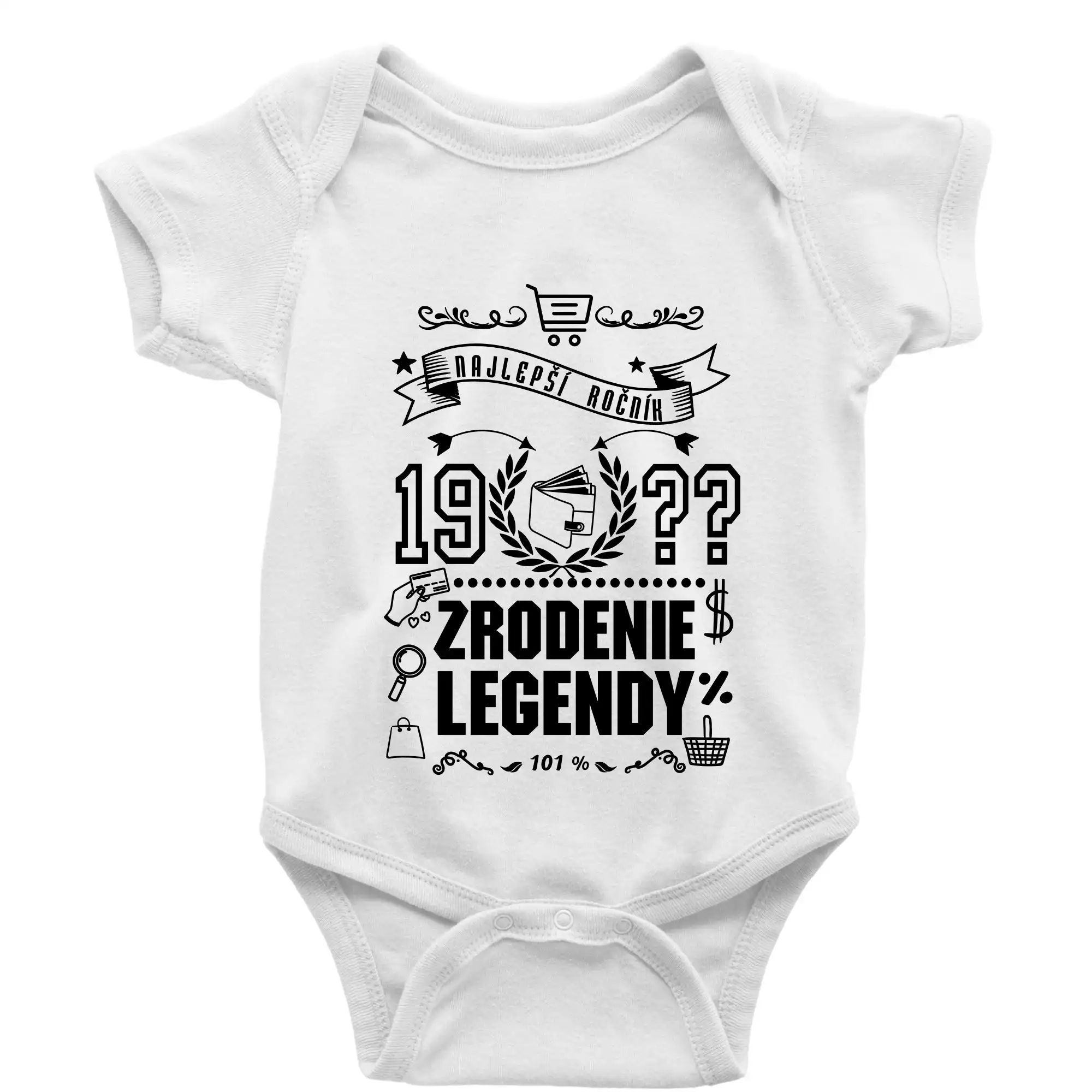 Trička Zrodenie legendy - Zrodenie legendy pre predavačku - Body dojčenské s krátkym rukávom