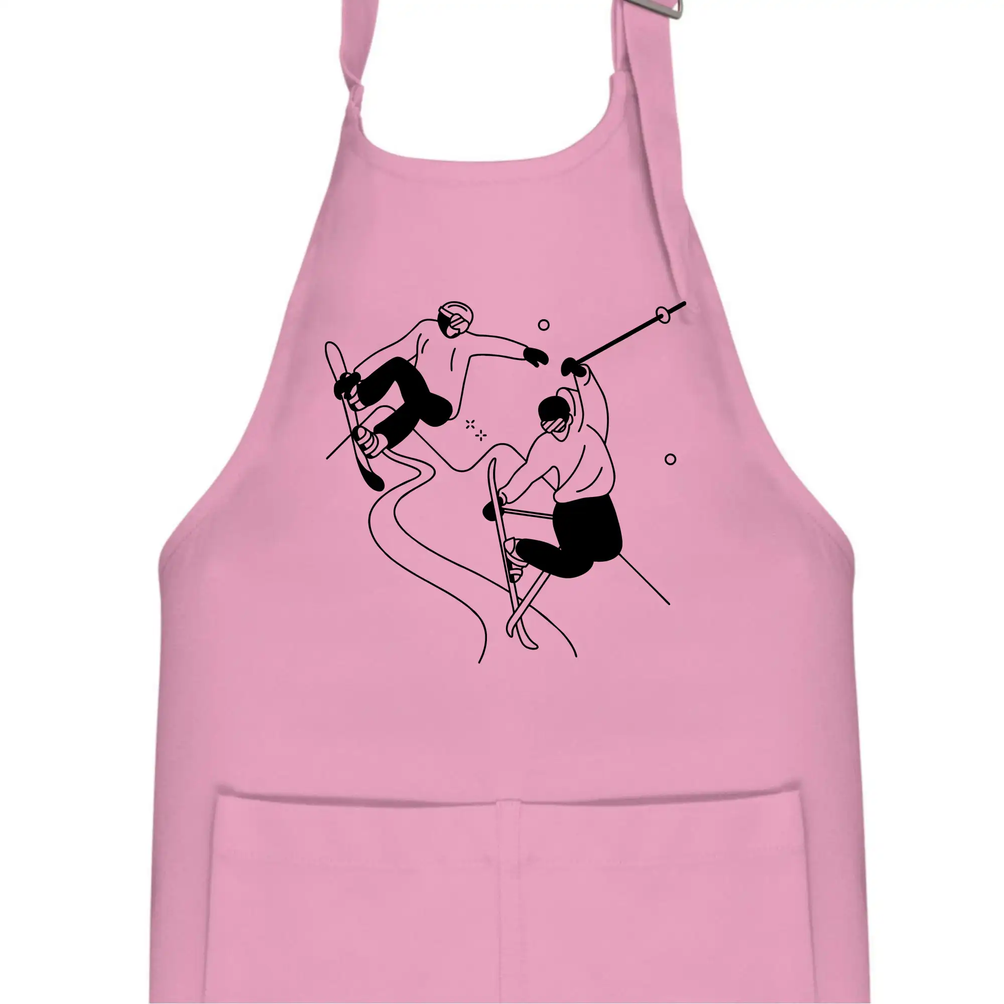 Lyžovaní - kresleny obrázek