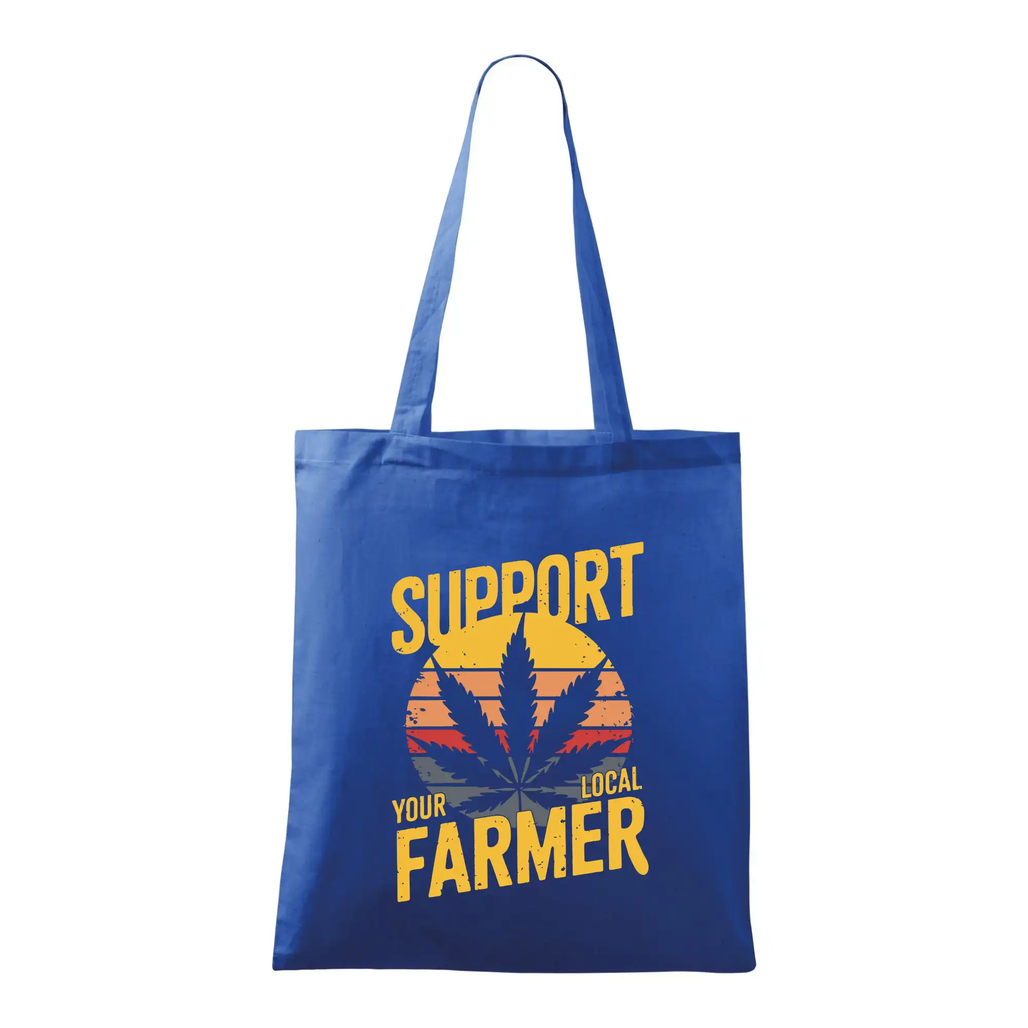 Tričká pre pohodový ľudí - Marihuana - Support local farmer - Taška bavlnená