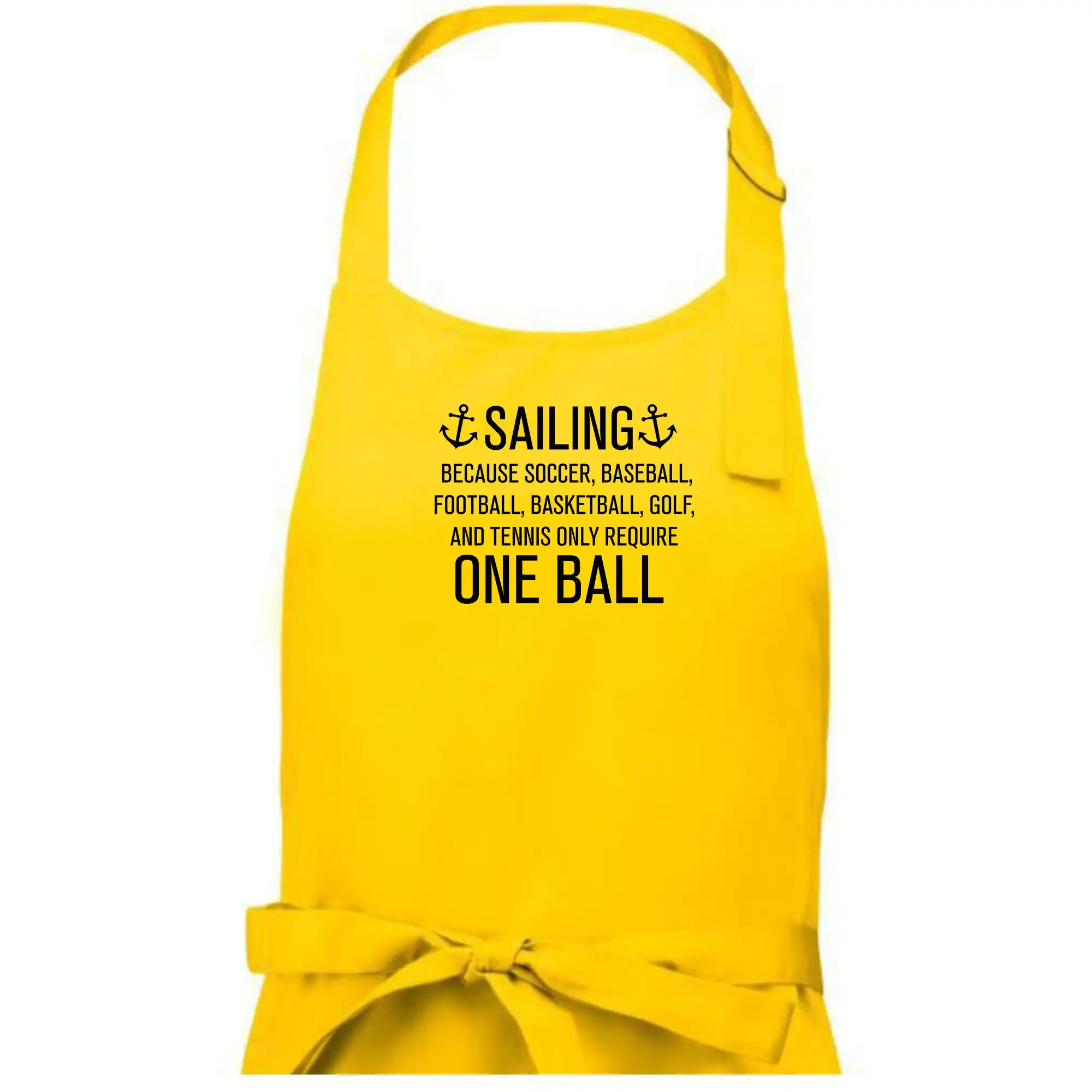 Sailing beacause one ball