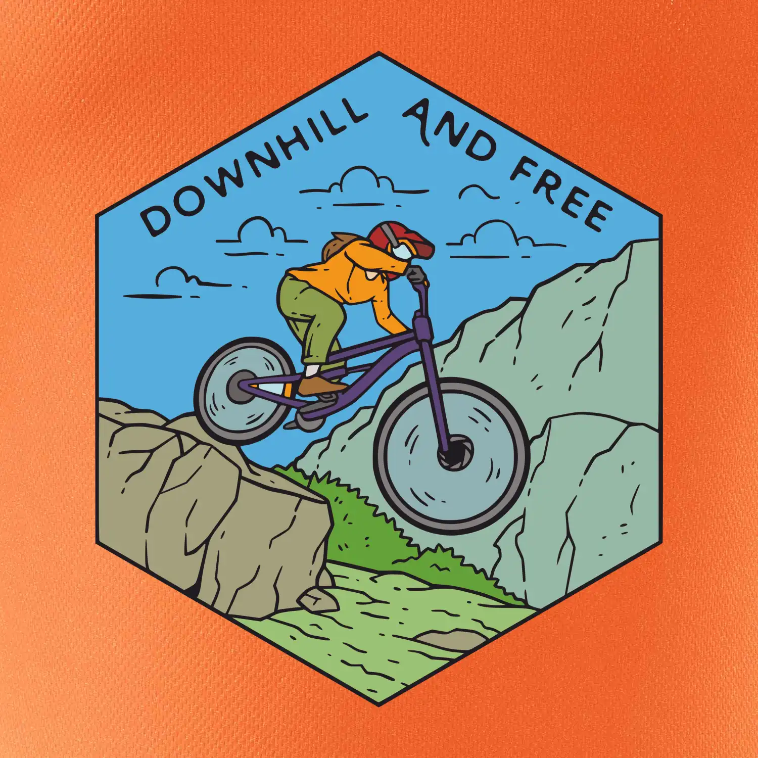 Downhill and free holka