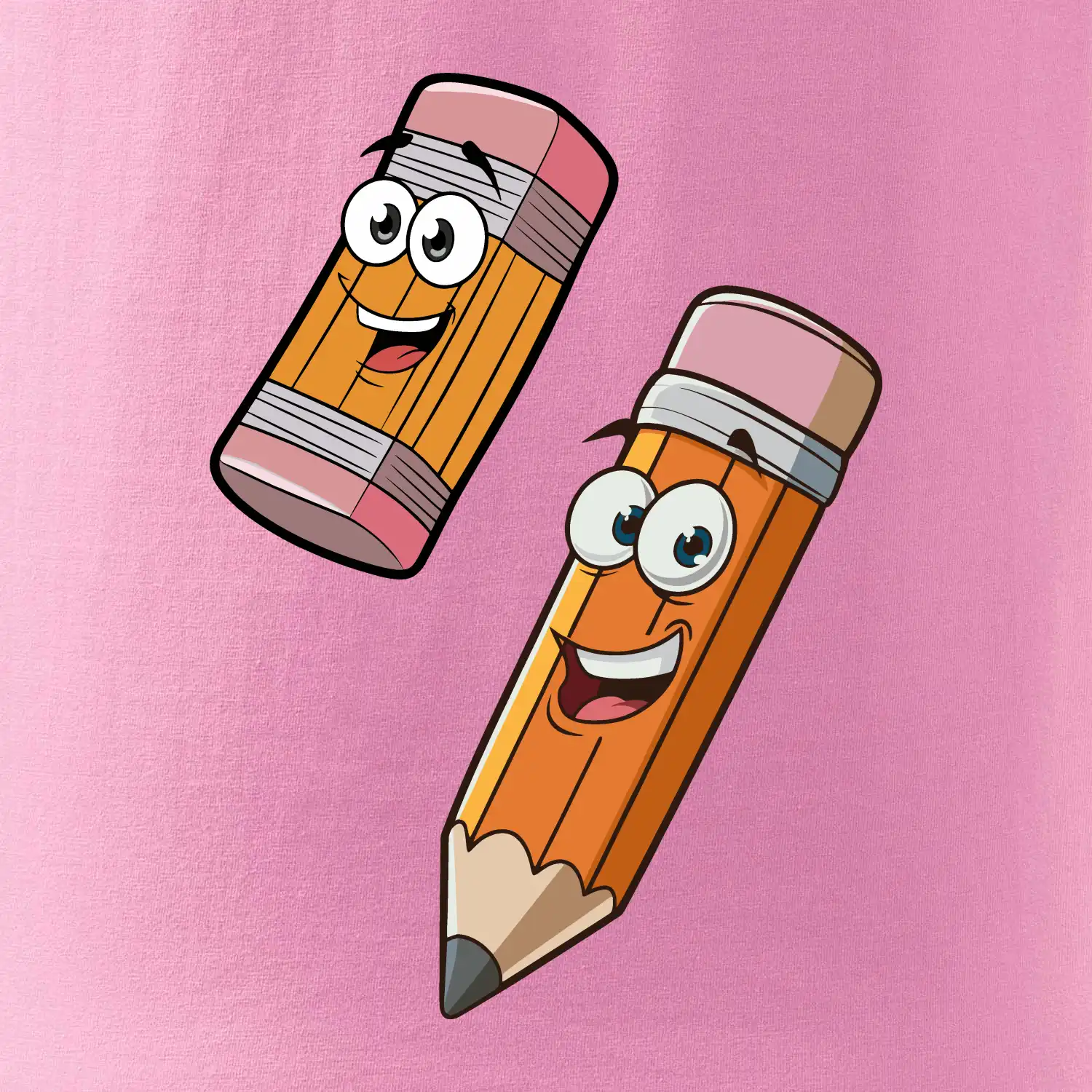 Parové triko - Tužka a guma