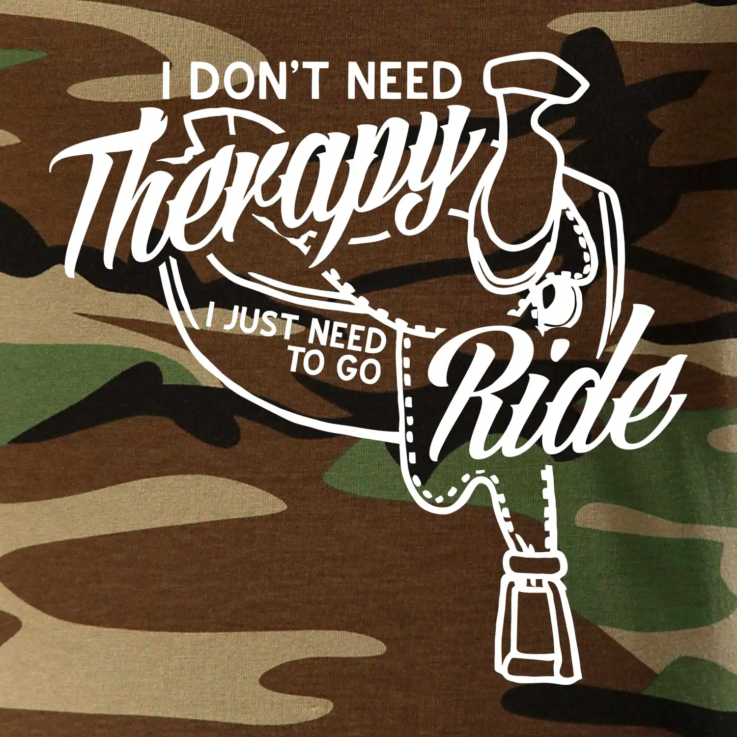 I don't Therapy Ride - jezdkyně
