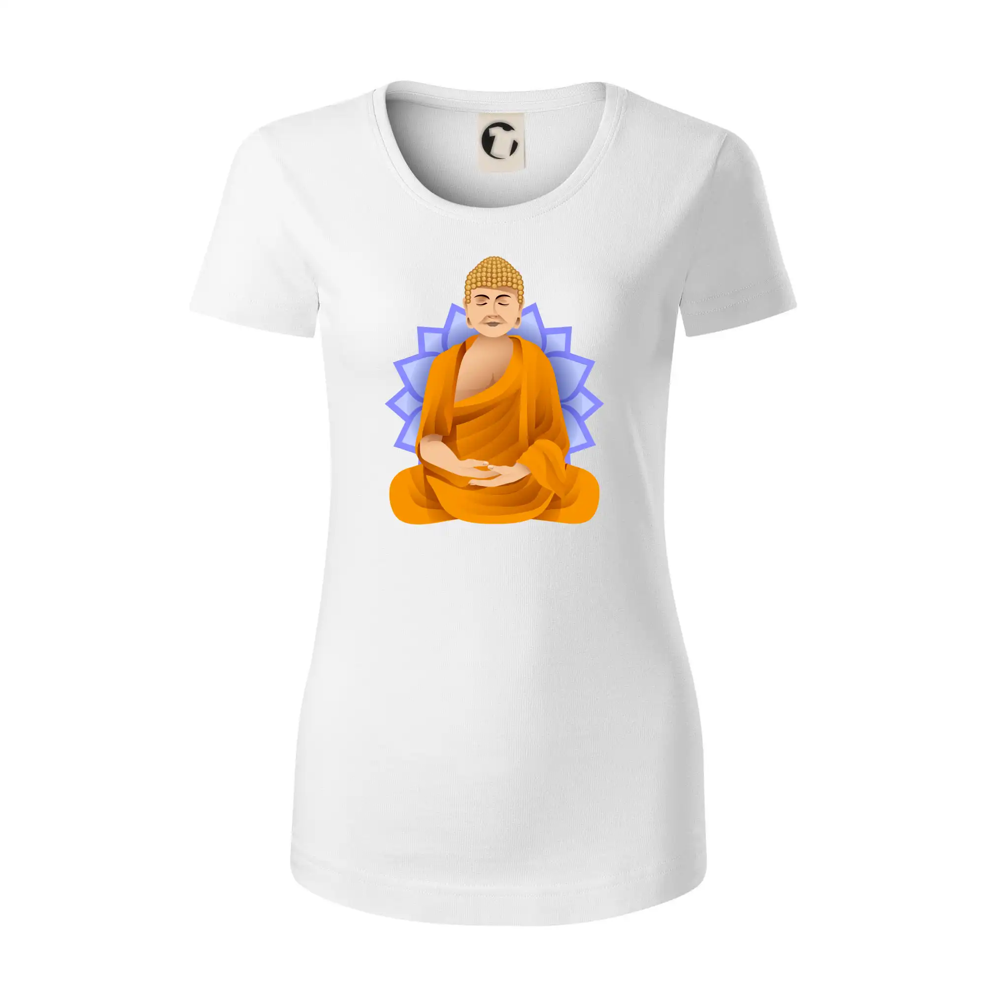 Budha barevný - Dámske tričko z organickej bavlny Origin (GOTS)