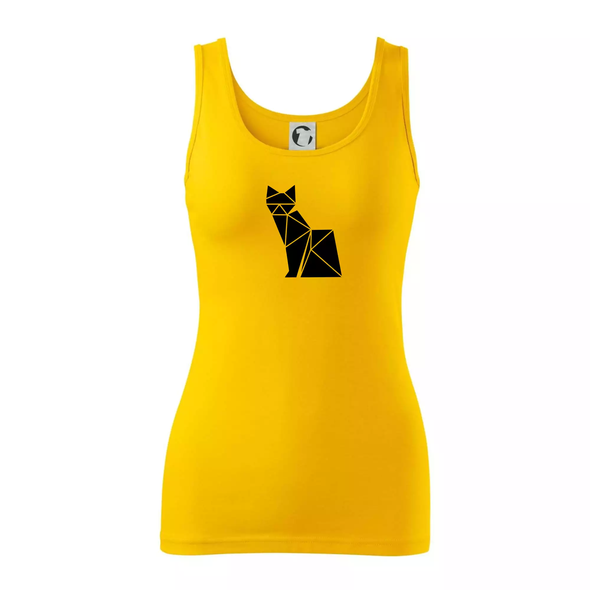 Origami kočka z boku