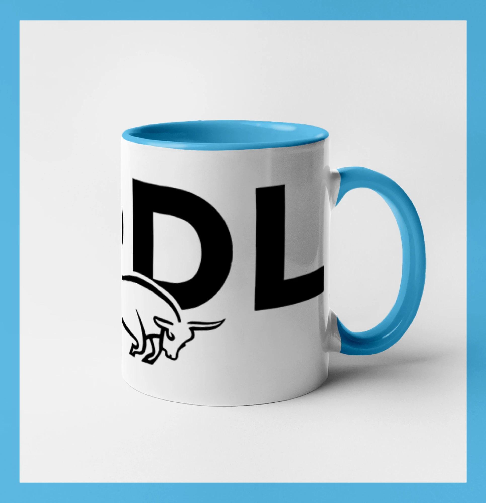 Hodl, nápis a býk Hodl, nápis a býk