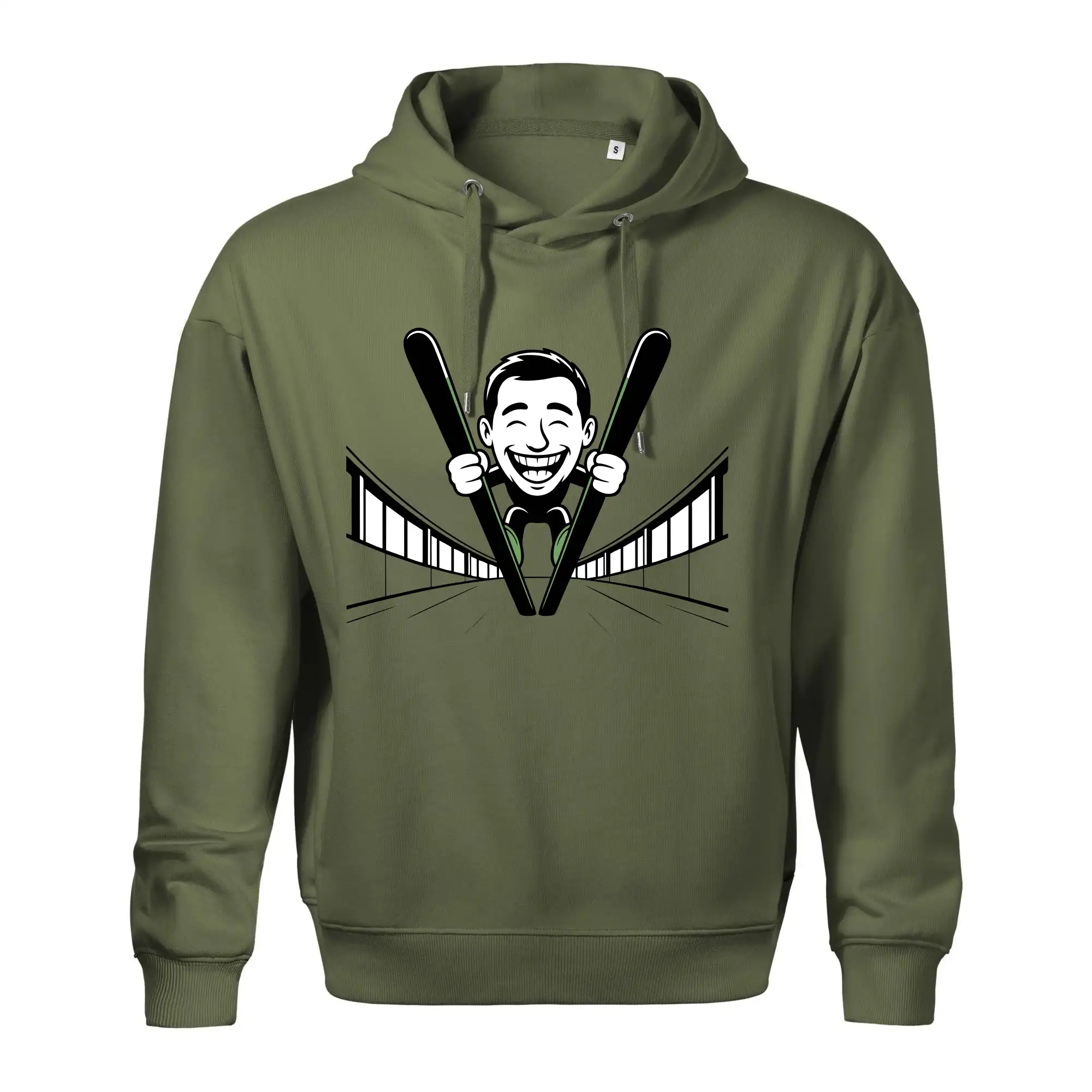 Vysmátý kreslený skokan