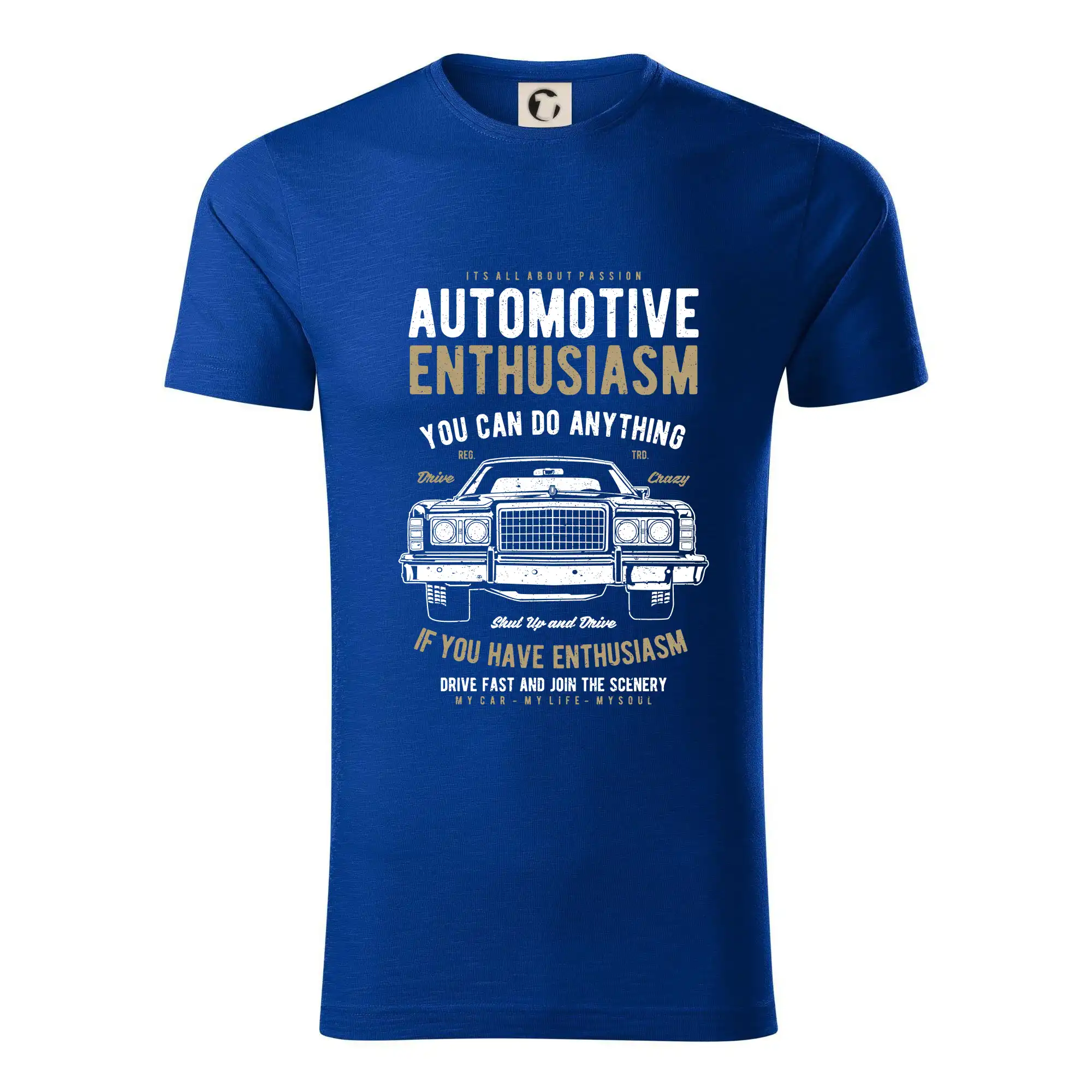 Auto tričká - Automotive Enthusiasm - Tričko z organickej bavlny