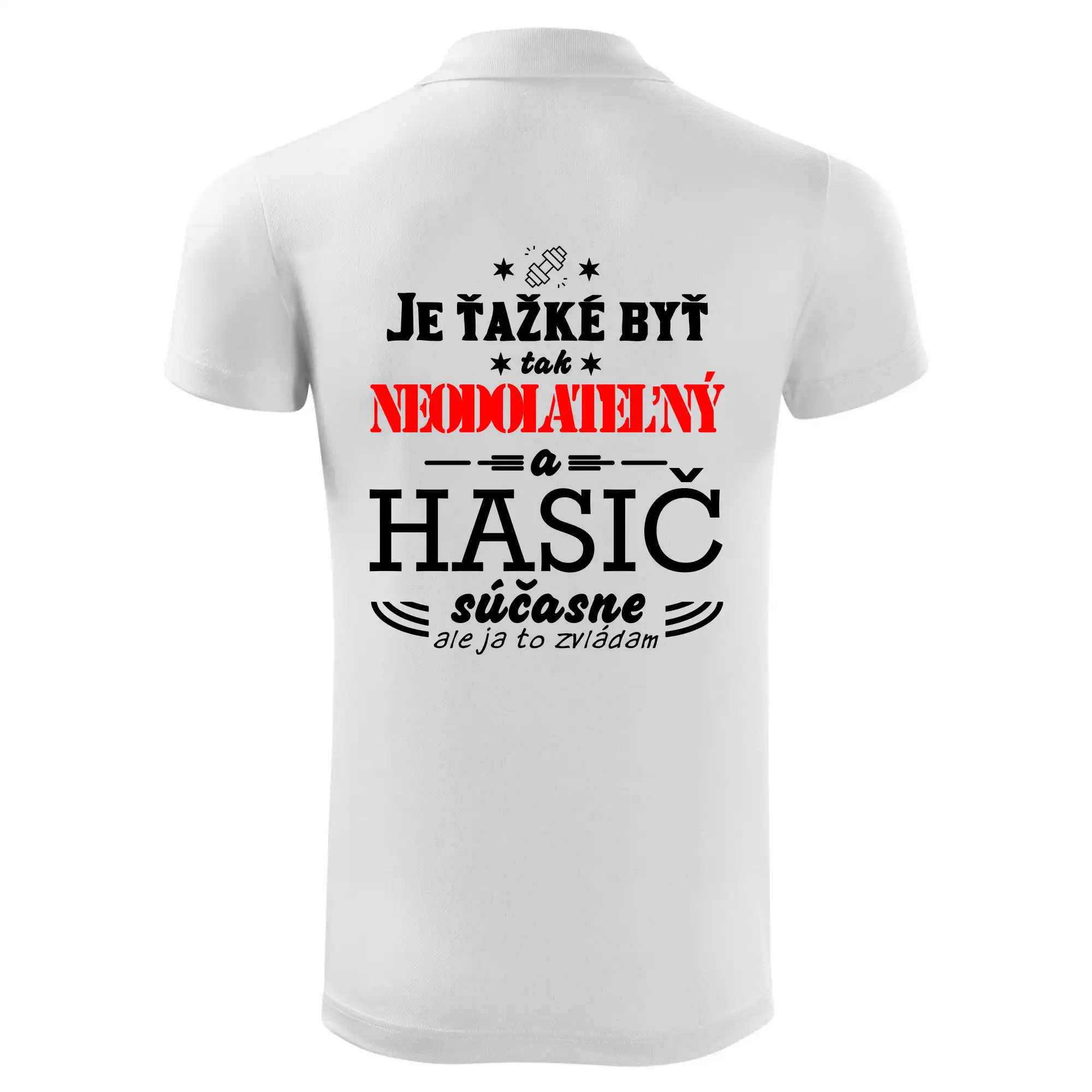 Originálne tričká pre hasičov - Neodolateľný hasič - Polokošeľa Victory (športové)