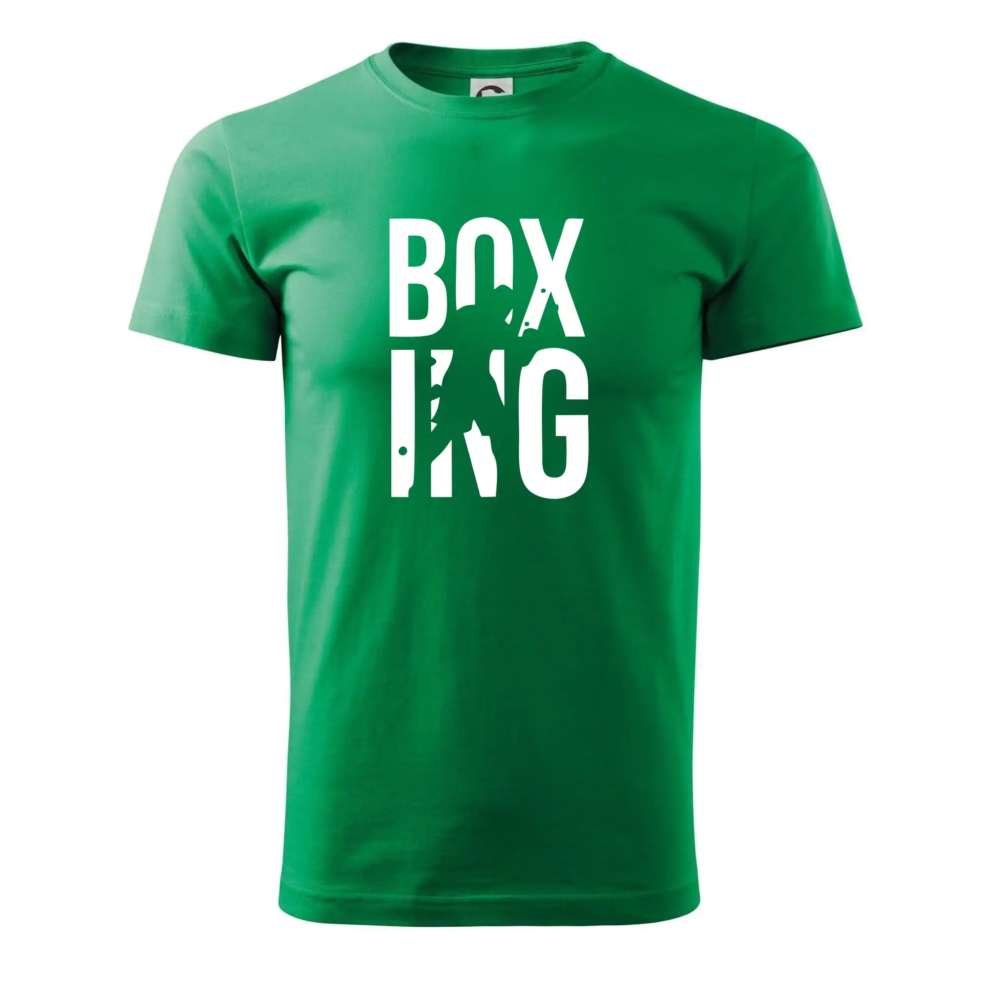 Tričká na box - Nápis Boxing - Pánske tričko nižšej gramáže