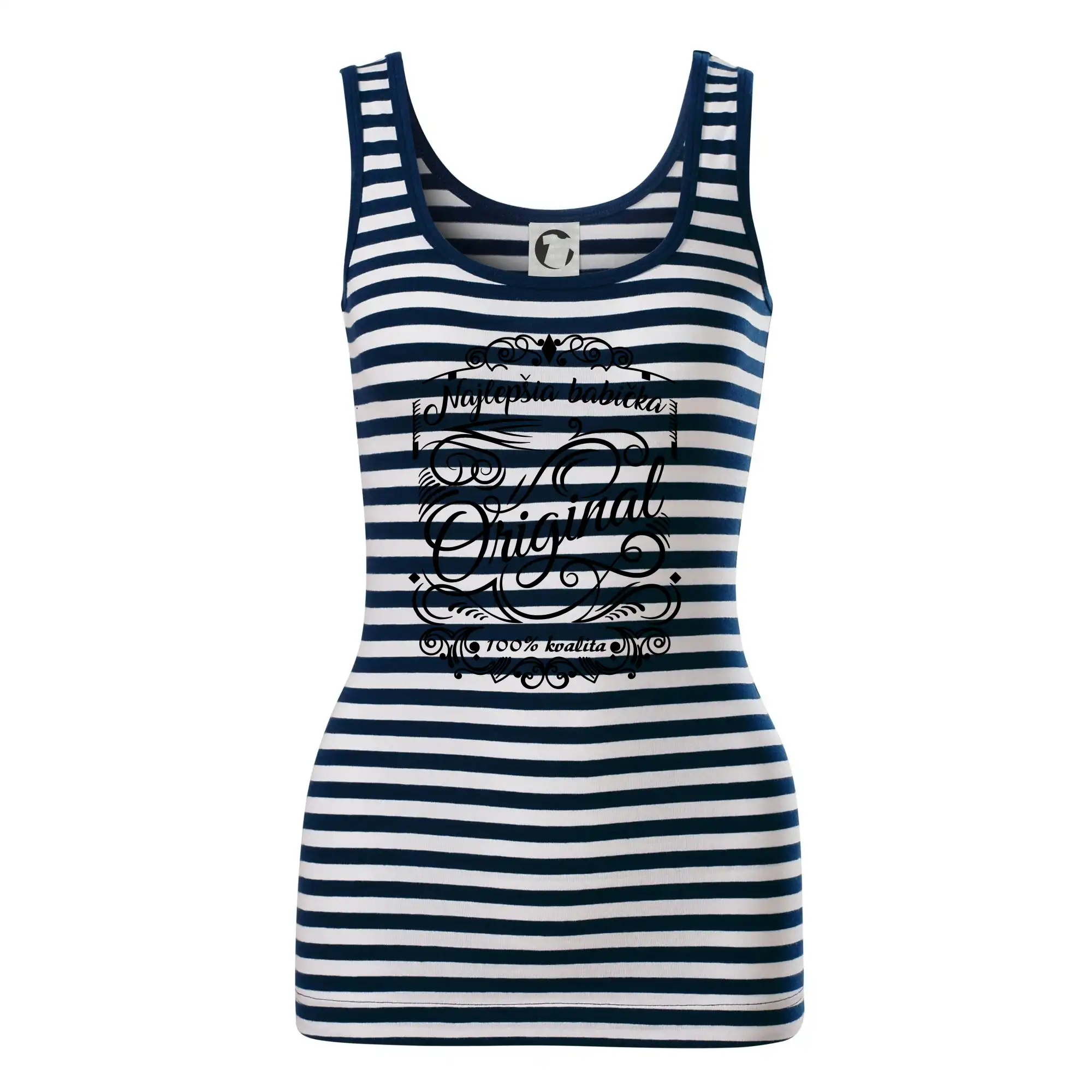 Tričká a mikiny pre babičku - Vintage - Najlepšia babička - Sailor tielko na vodu