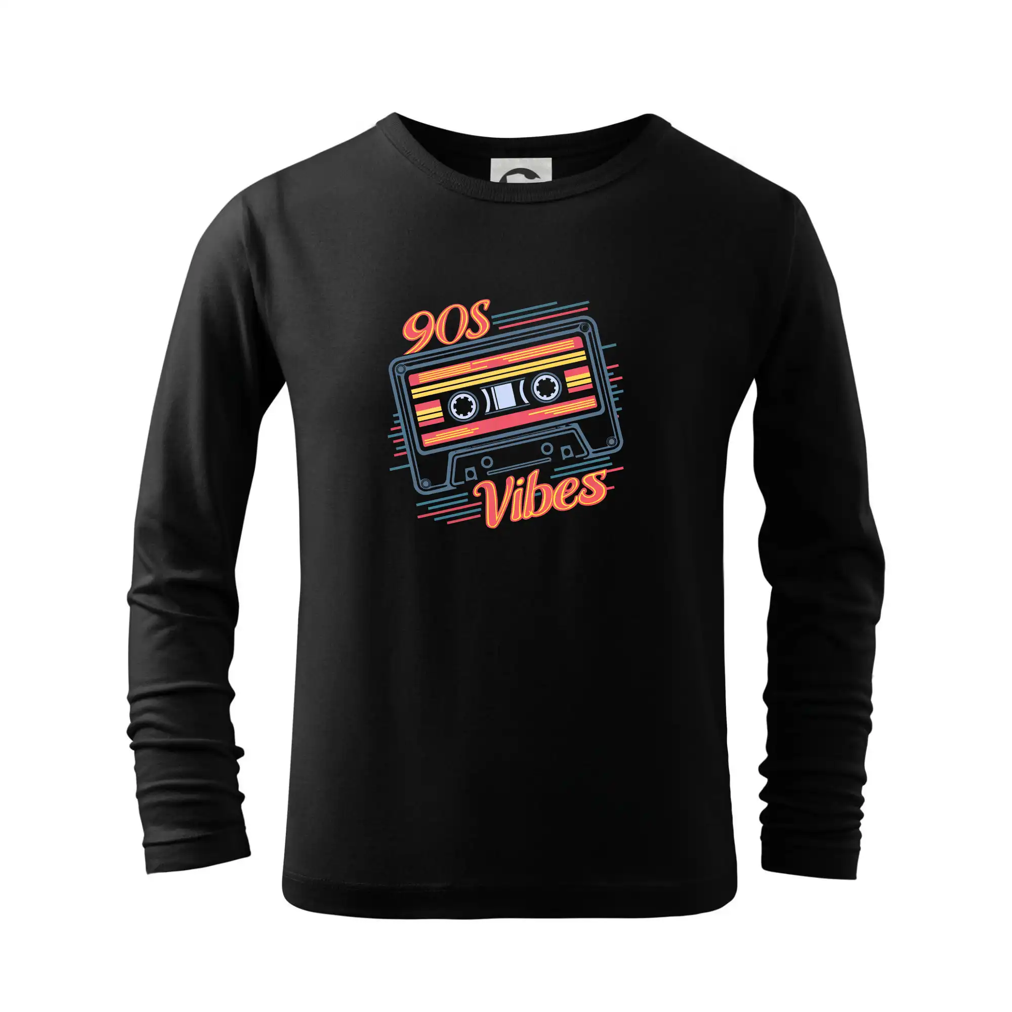 Hudobné tričká - 90s vibes - kazeta - Tričko detské Long Sleeve