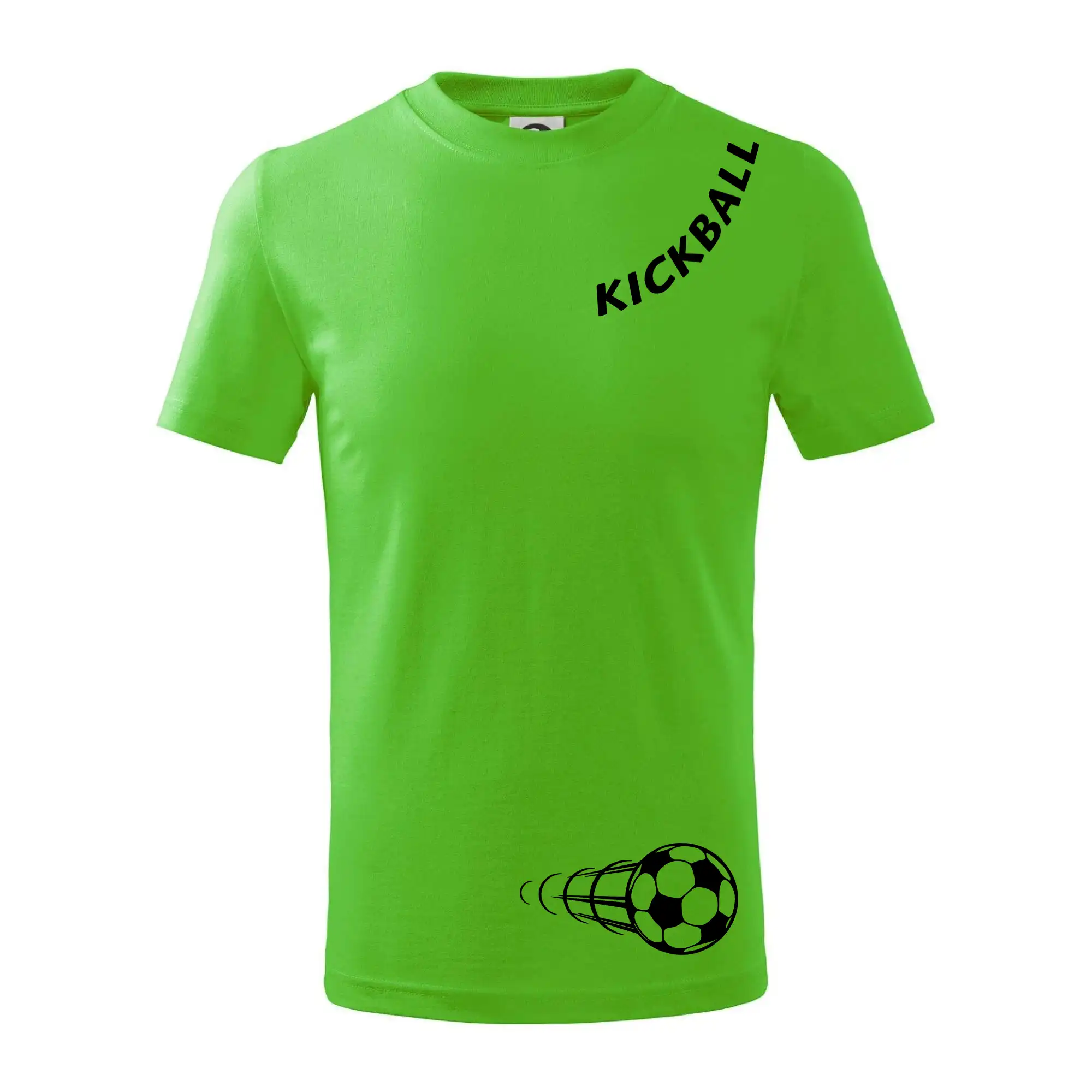 Tričká na nohejbal - Kickball nápis šikmo - Tričko detské bavlnené