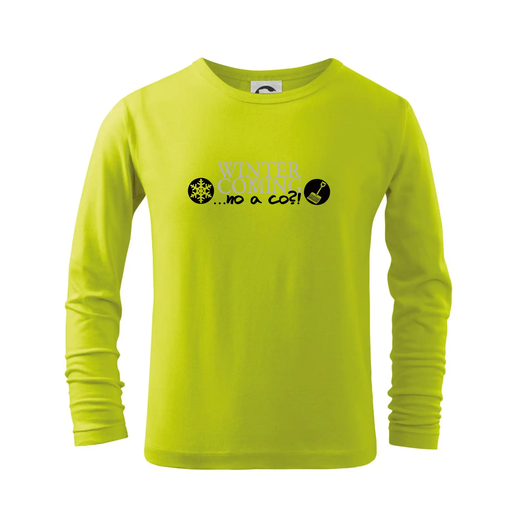 Ostatné nápisy - Winter Is Coming parodie - Tričko detské Long Sleeve