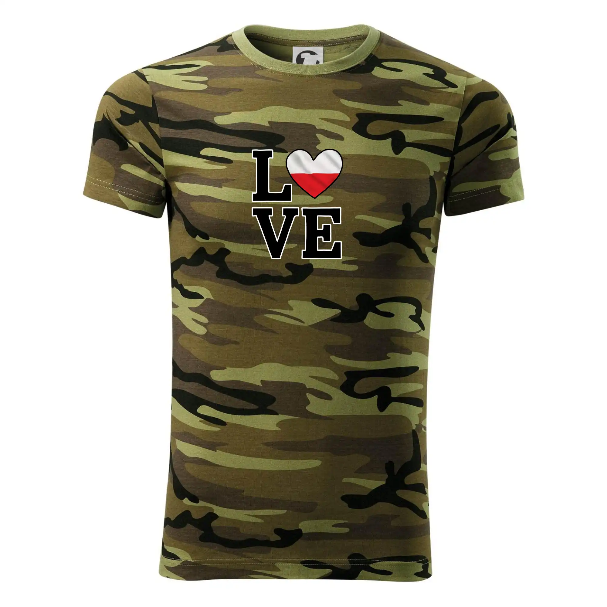 Motívy štátnych vlajok - Love Poľská vlajka - Army CAMOUFLAGE