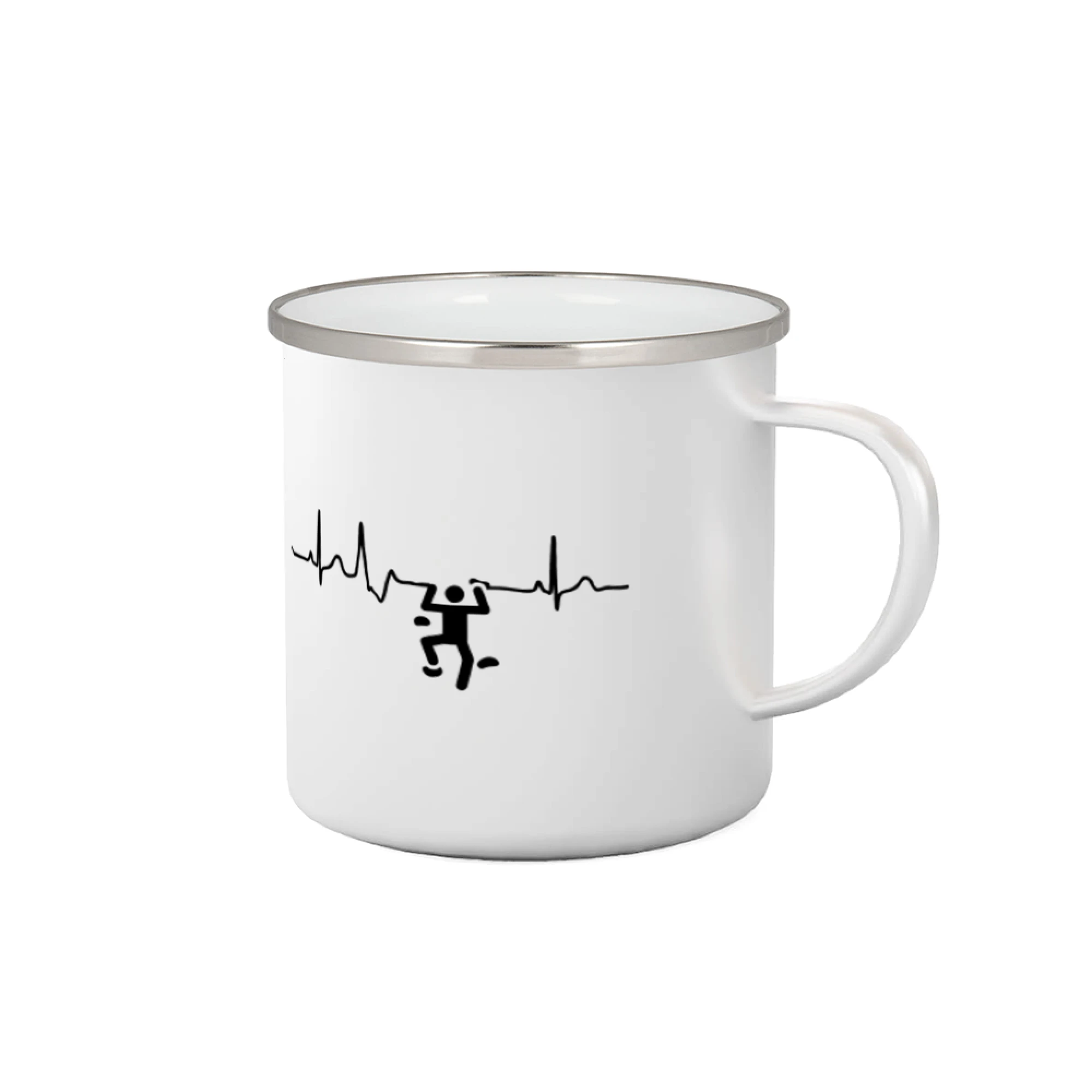 Trička pro horolezcov - EKG lezecká stěna - Plecháčik