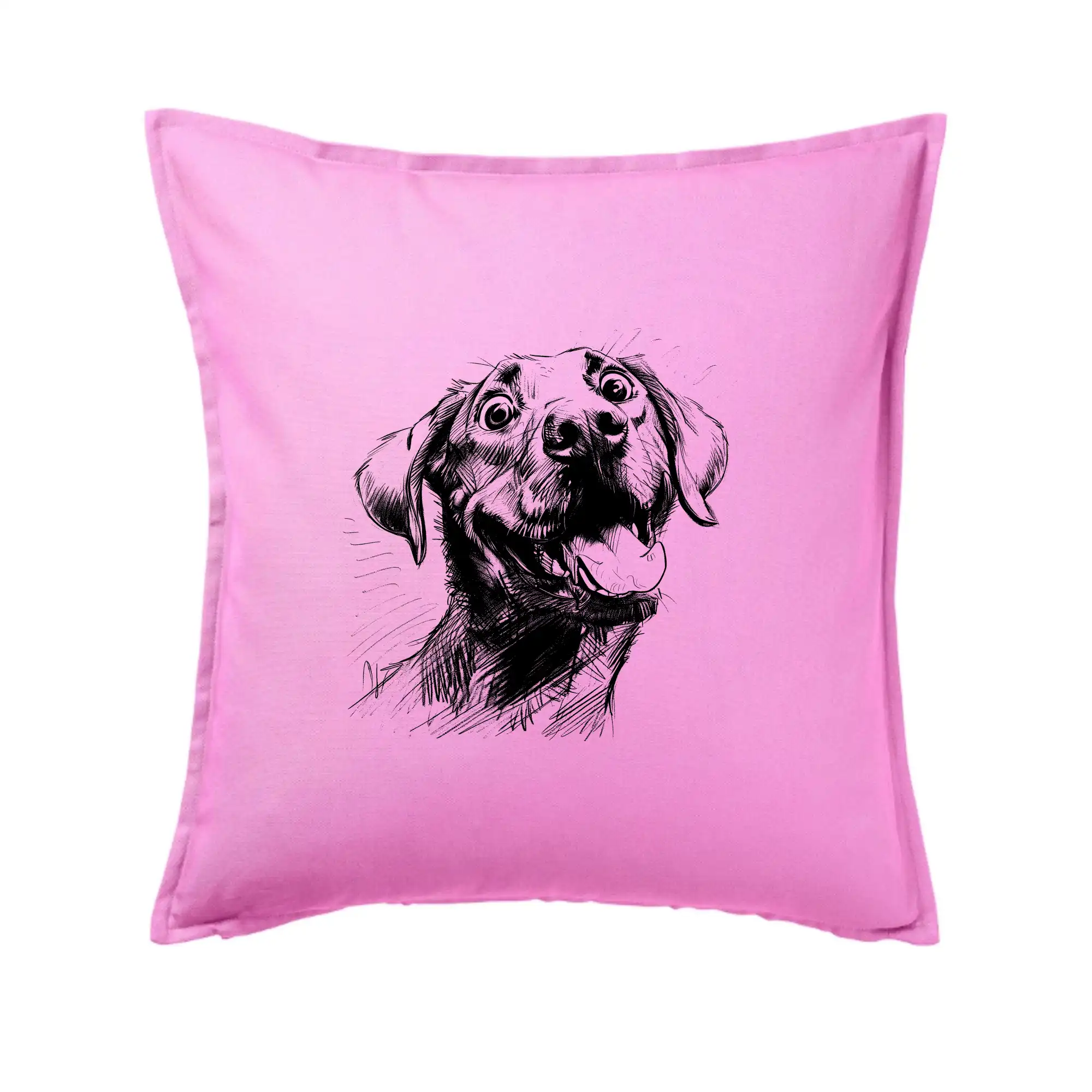 Čiernobiela karikatúra Labrador svetlý