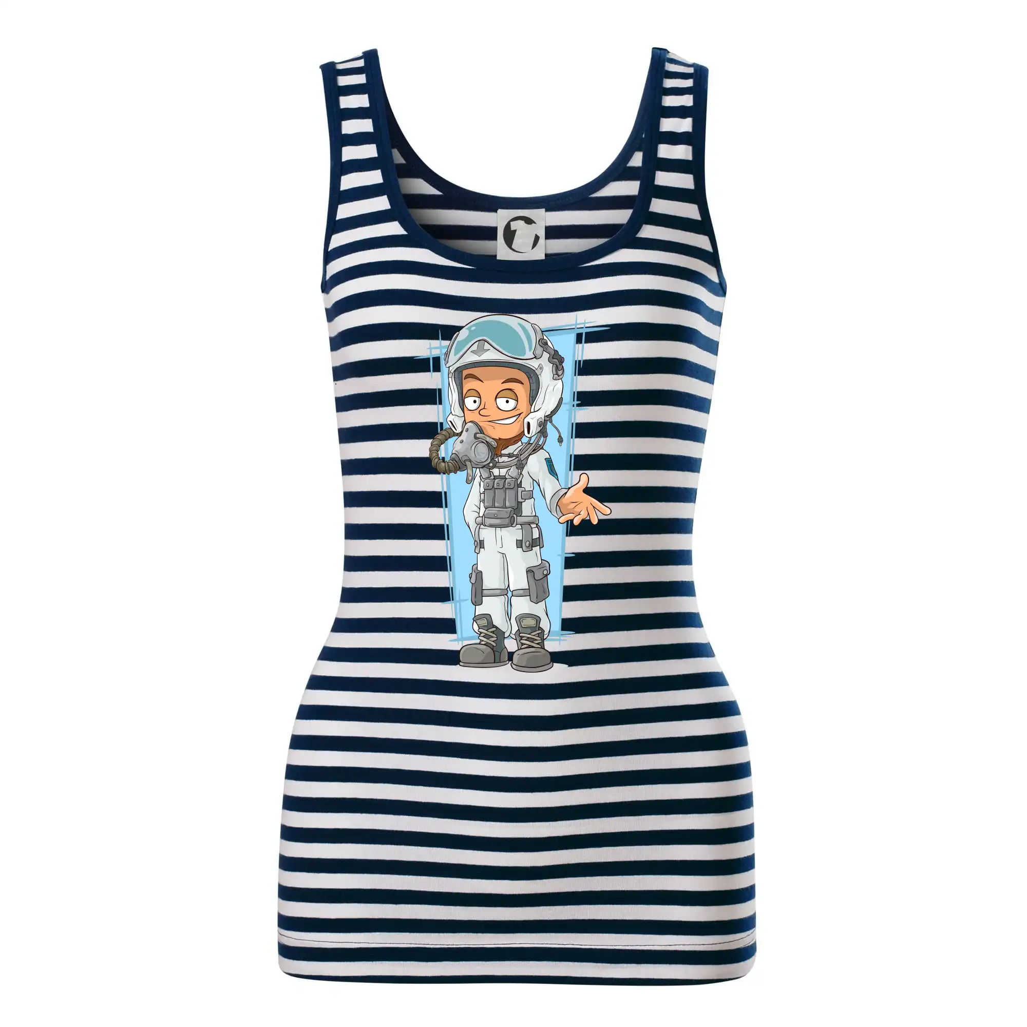 Vesmirne tričká - Vesmírny vojak oranžový - Sailor tielko na vodu