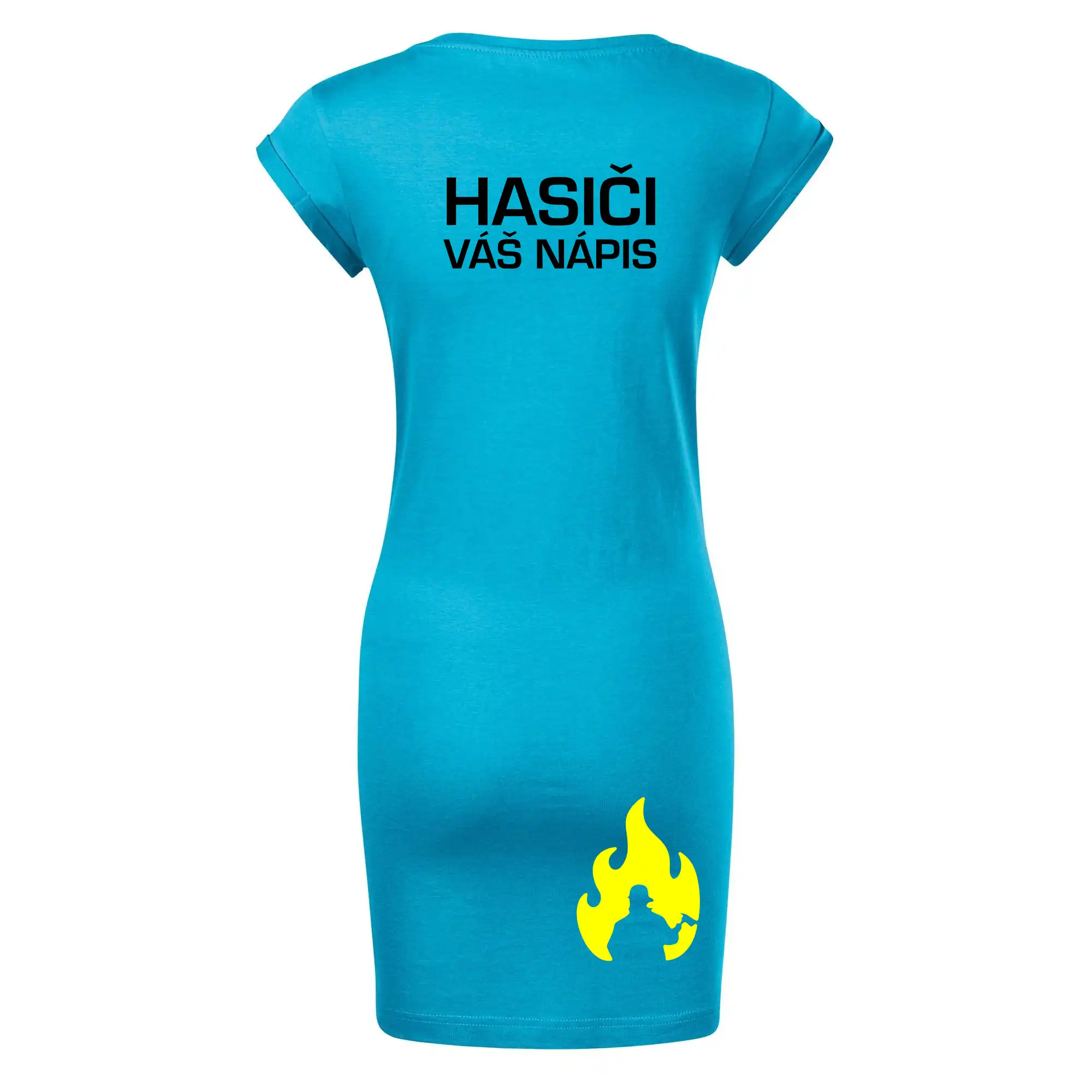 Hasič stojaci - nápis hasiči - Veľký nápis na chrbte