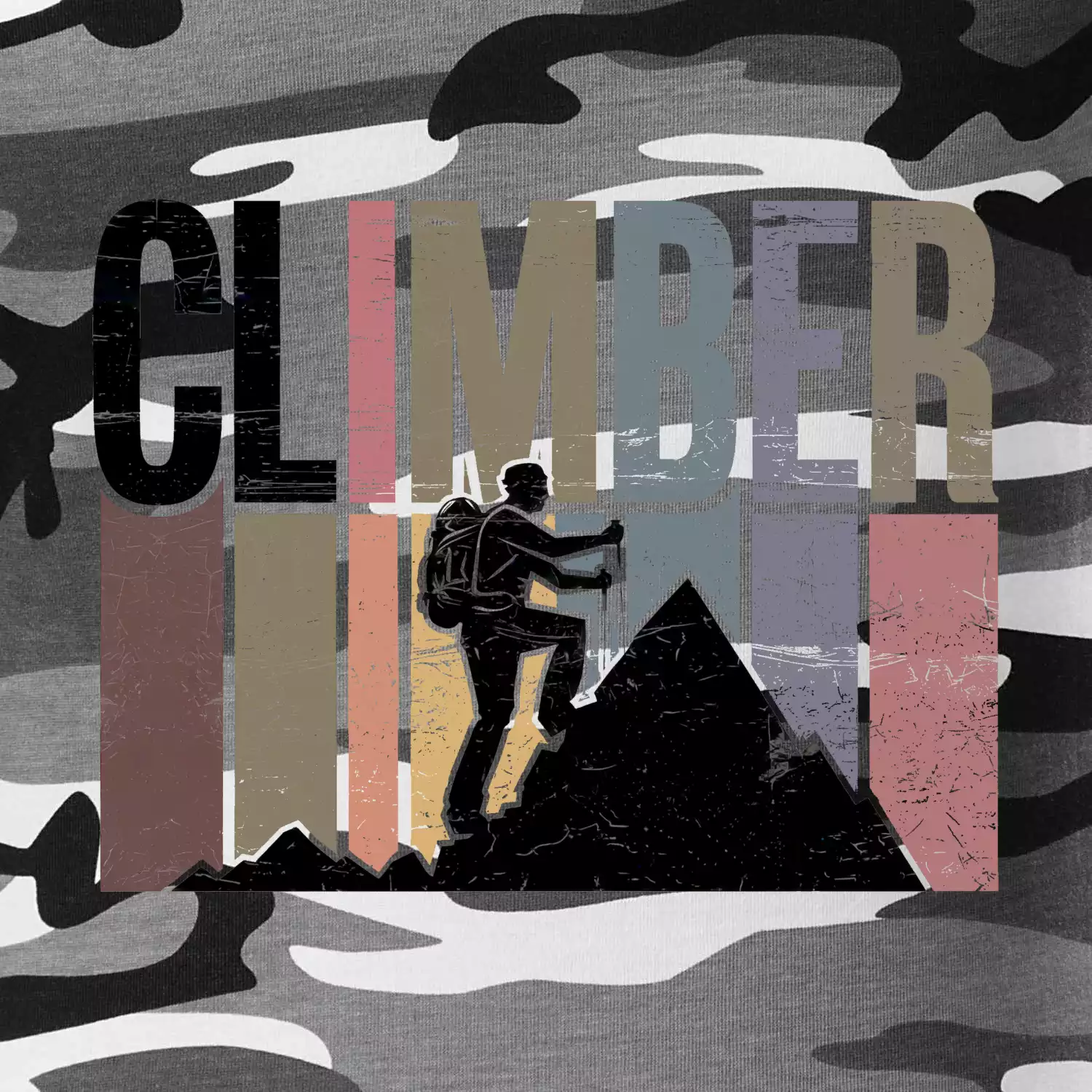 Climber - pruhy barevné