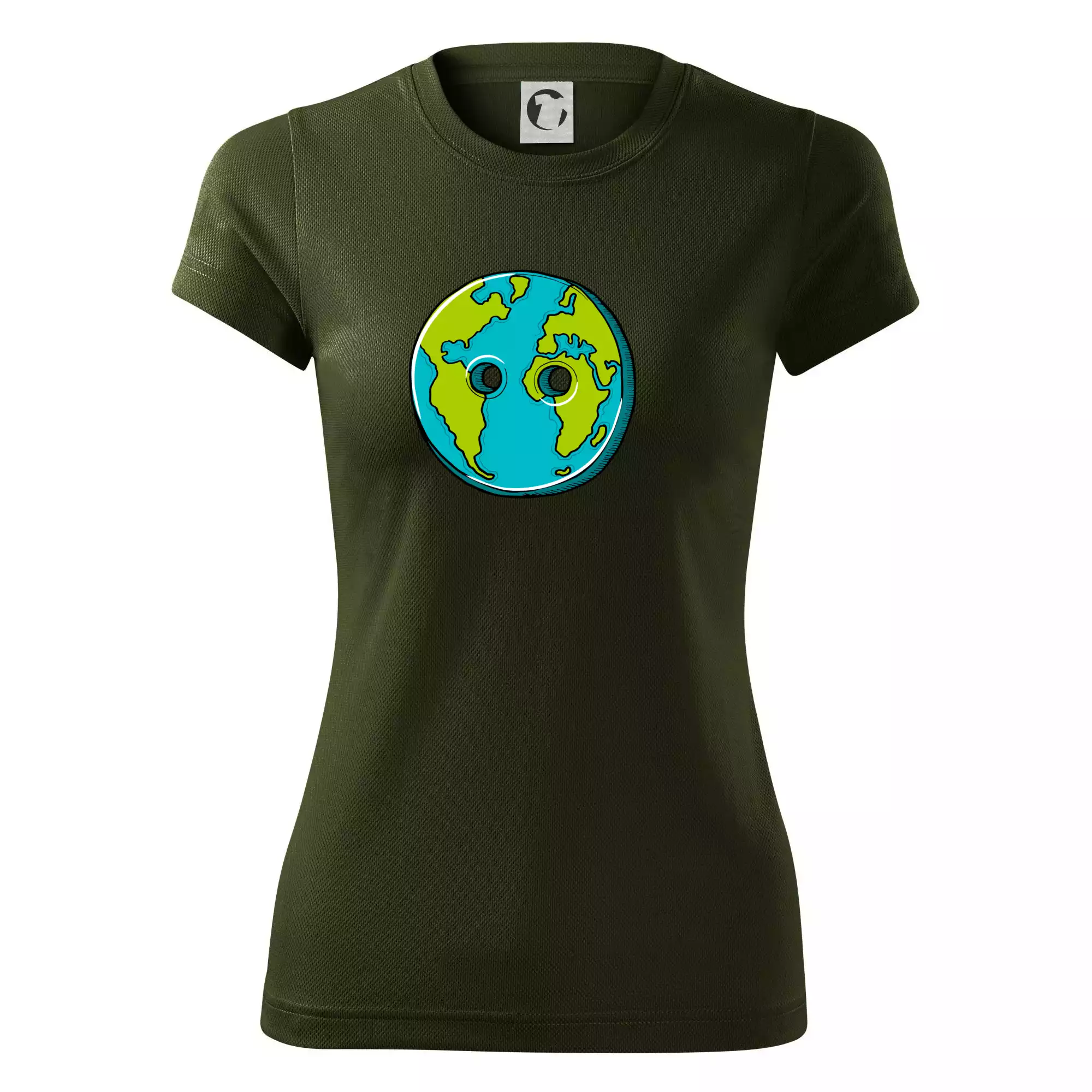 Planeta země knoflík (Pecka design)