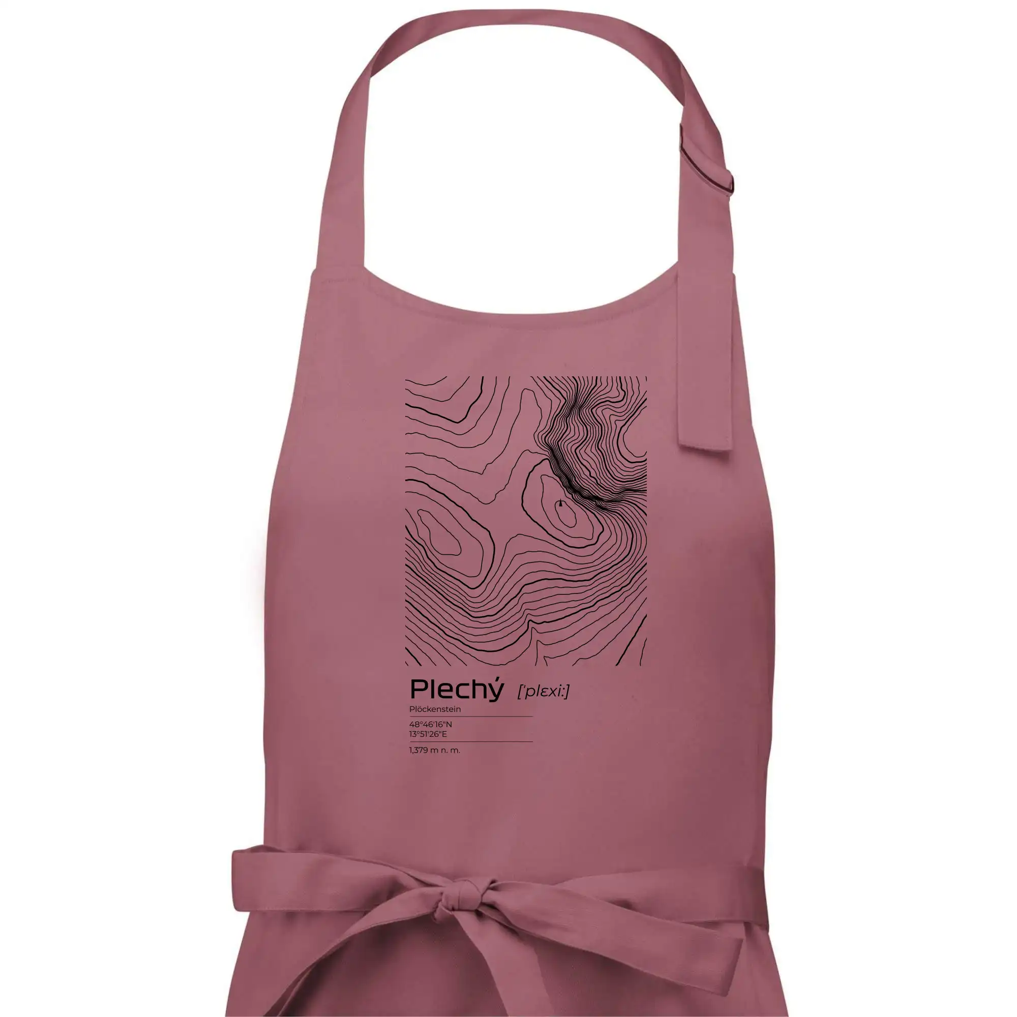 Plechý - vrstevnice v obdélníku