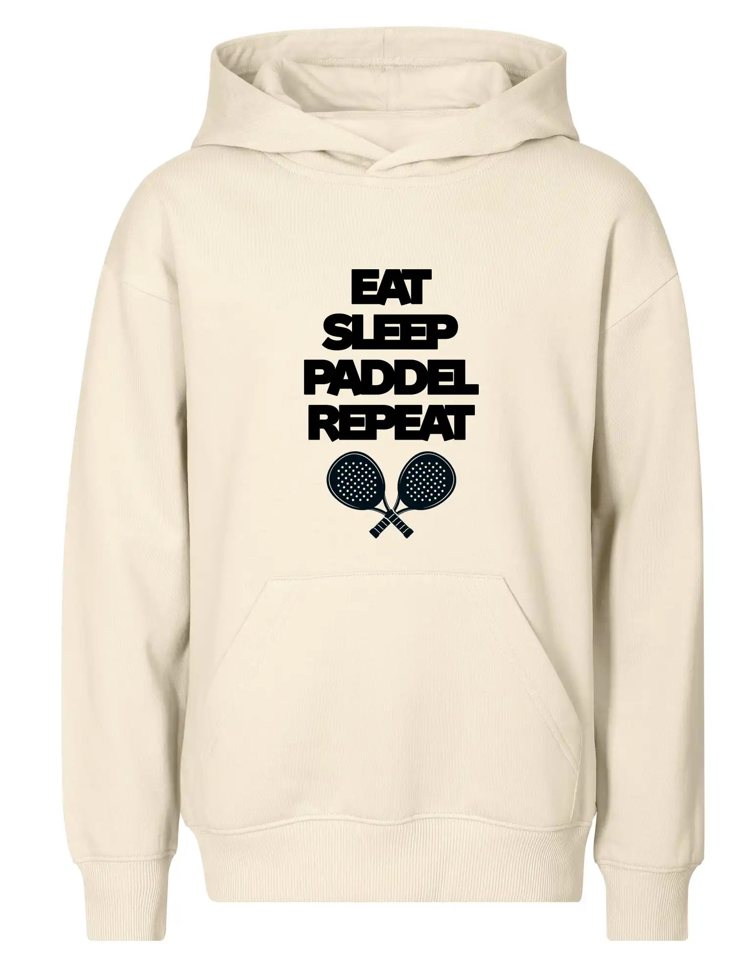 Eat sleep paddel repeat pod sebou