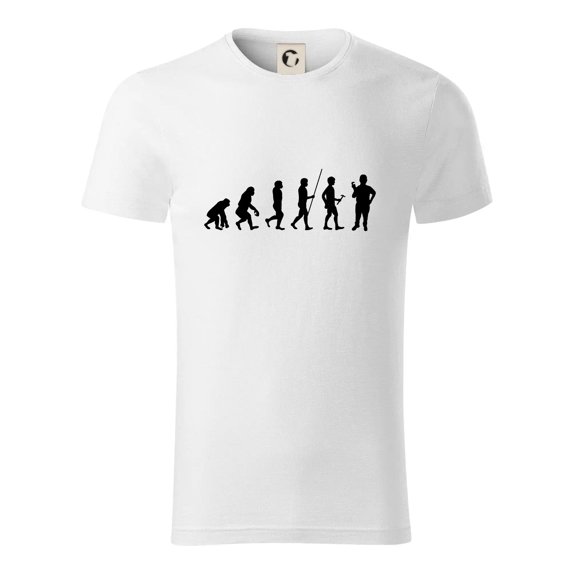 Evolúcia inštalatér - Tričko z organickej bavlny