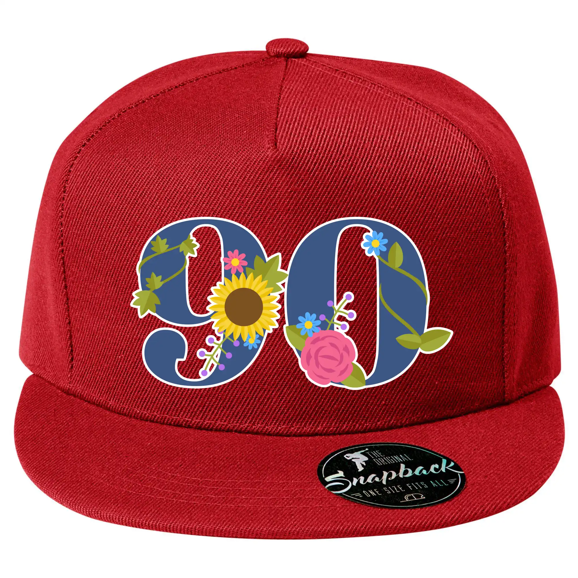 Květinové číslo kreslené - 90