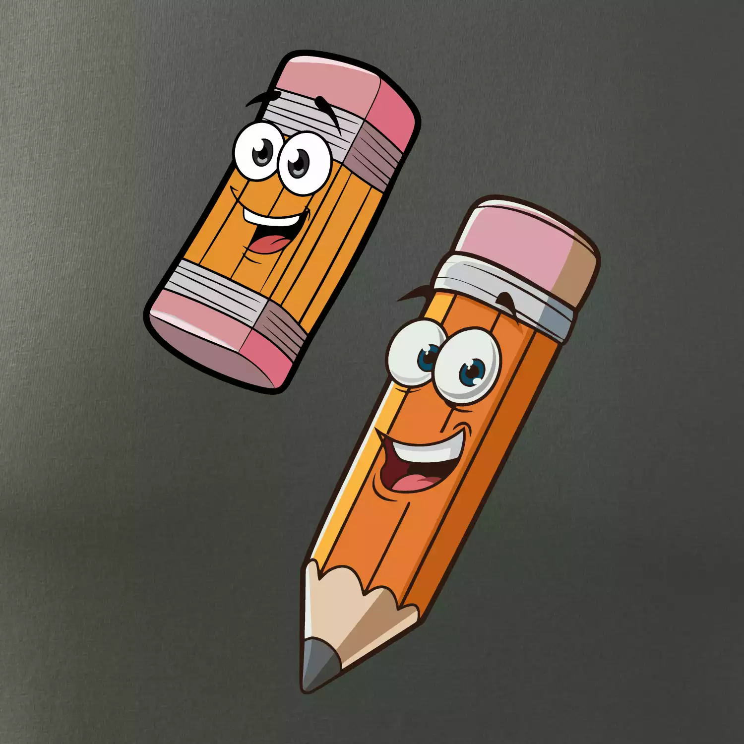 Parové triko - Tužka a guma