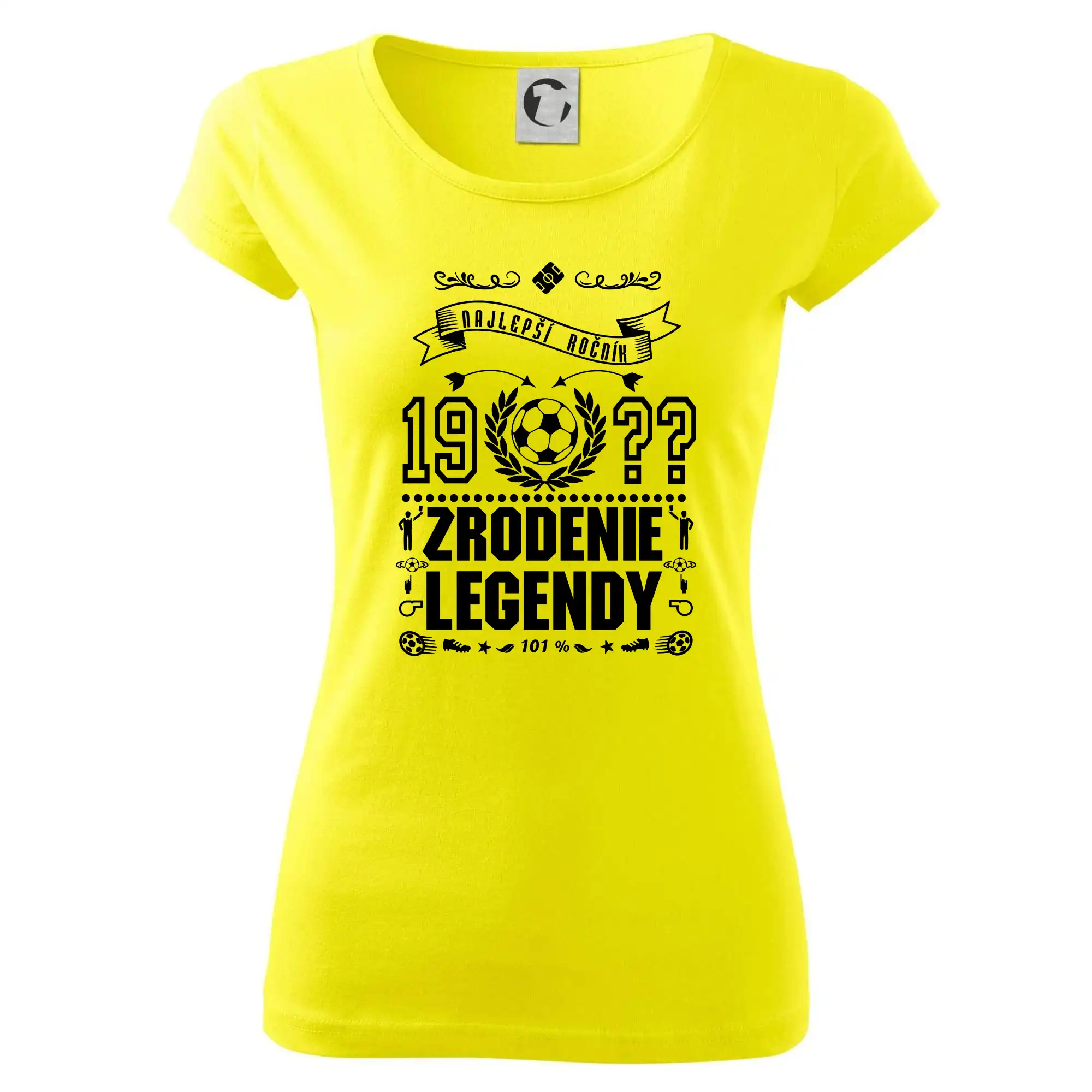 Tričká pre futbalistov - Zrodenie Legendy - pre futbalistov - Dámske tričko Pure