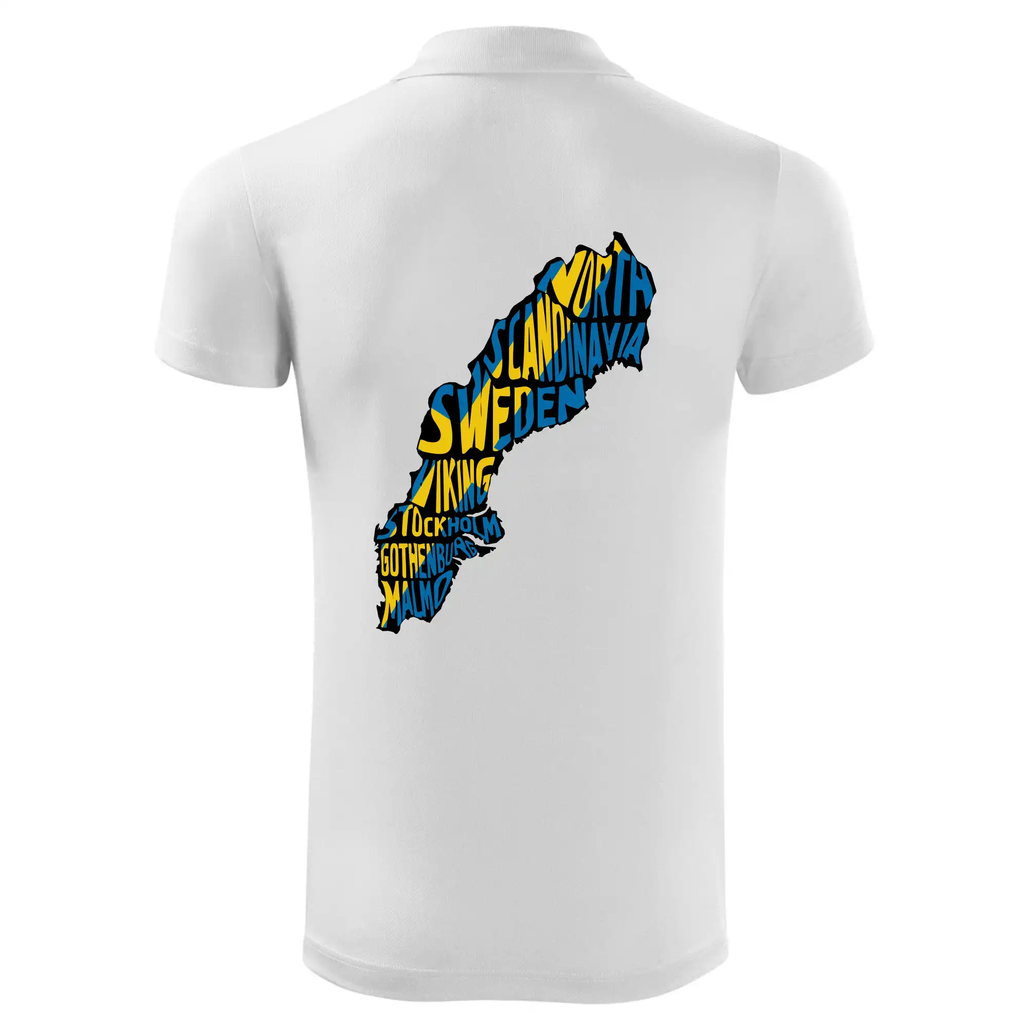 Mapy - názvy měst - Švédsko