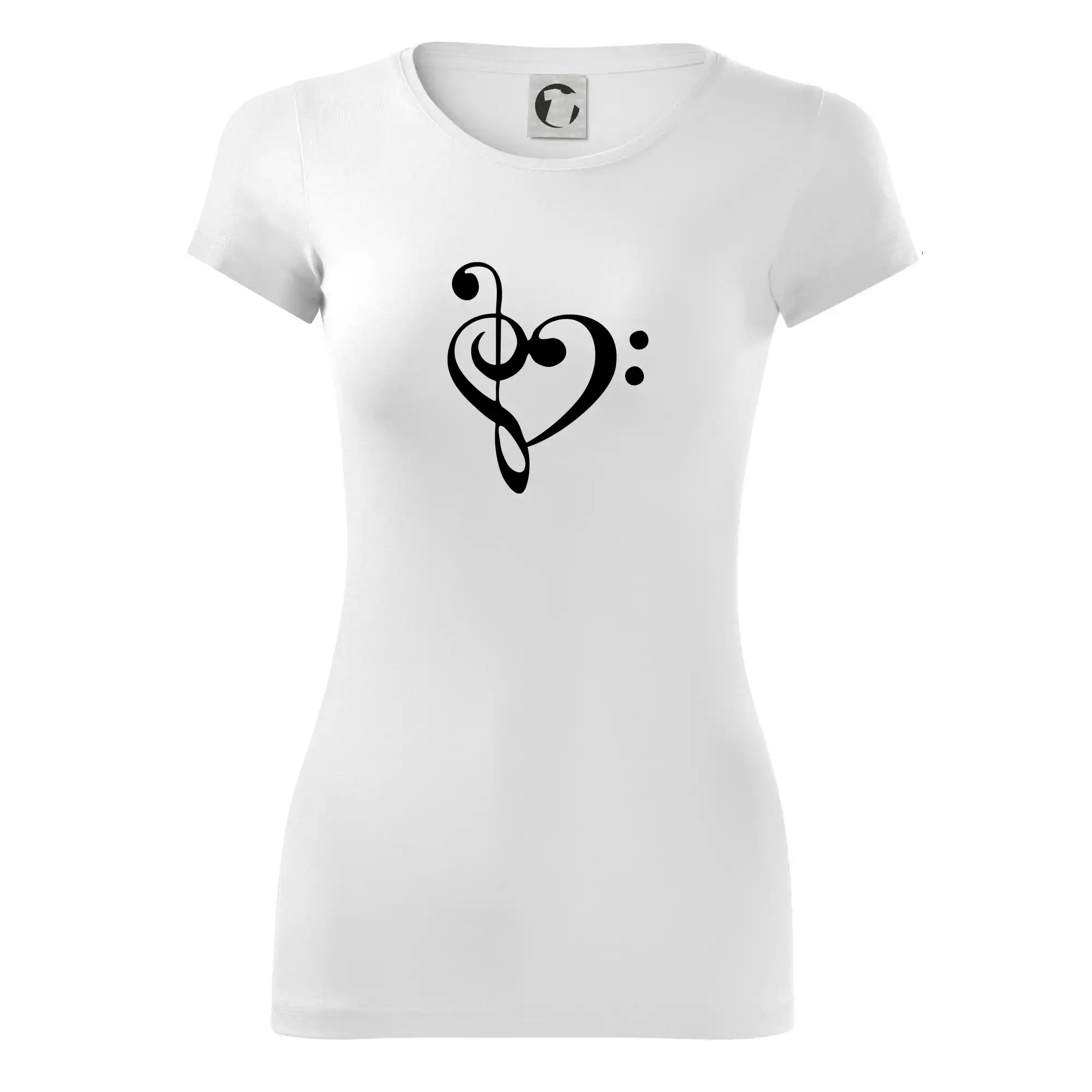 Houslový klíč srdce